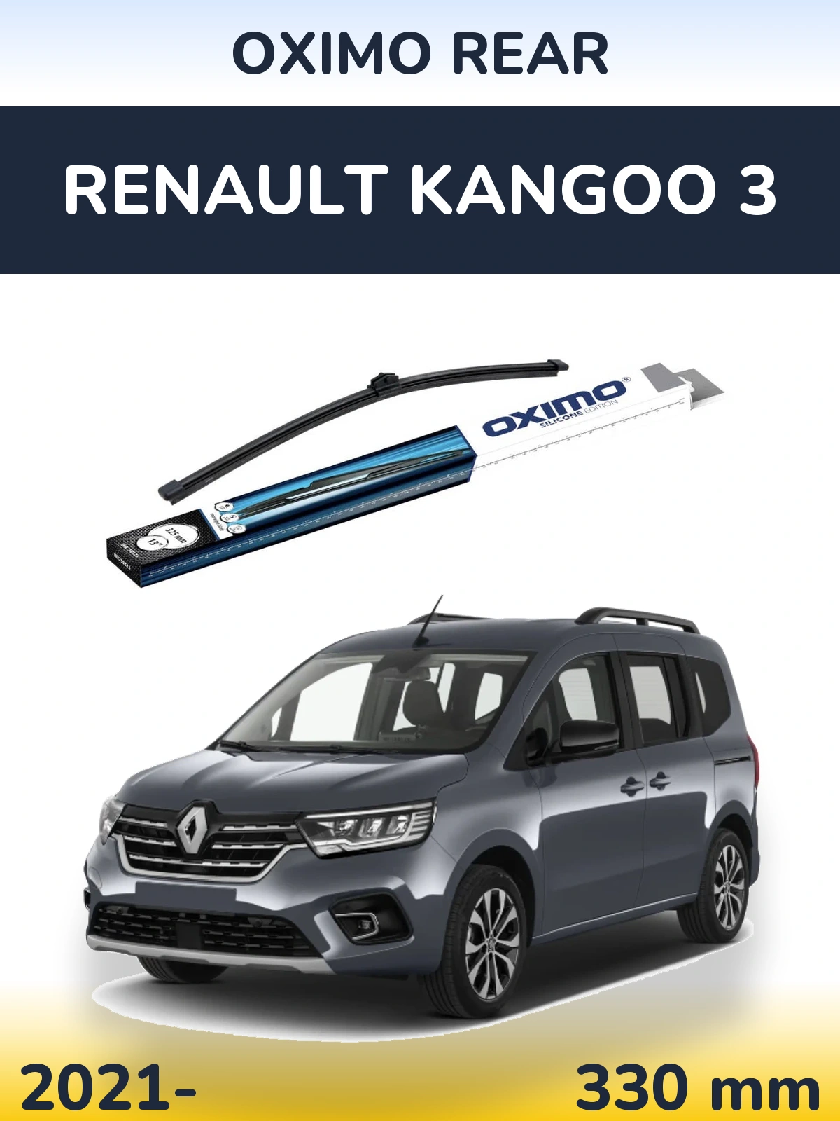 Tylna wycieraczka Oximo Rear 325 mm do Renault Kangoo 3 2021-2026