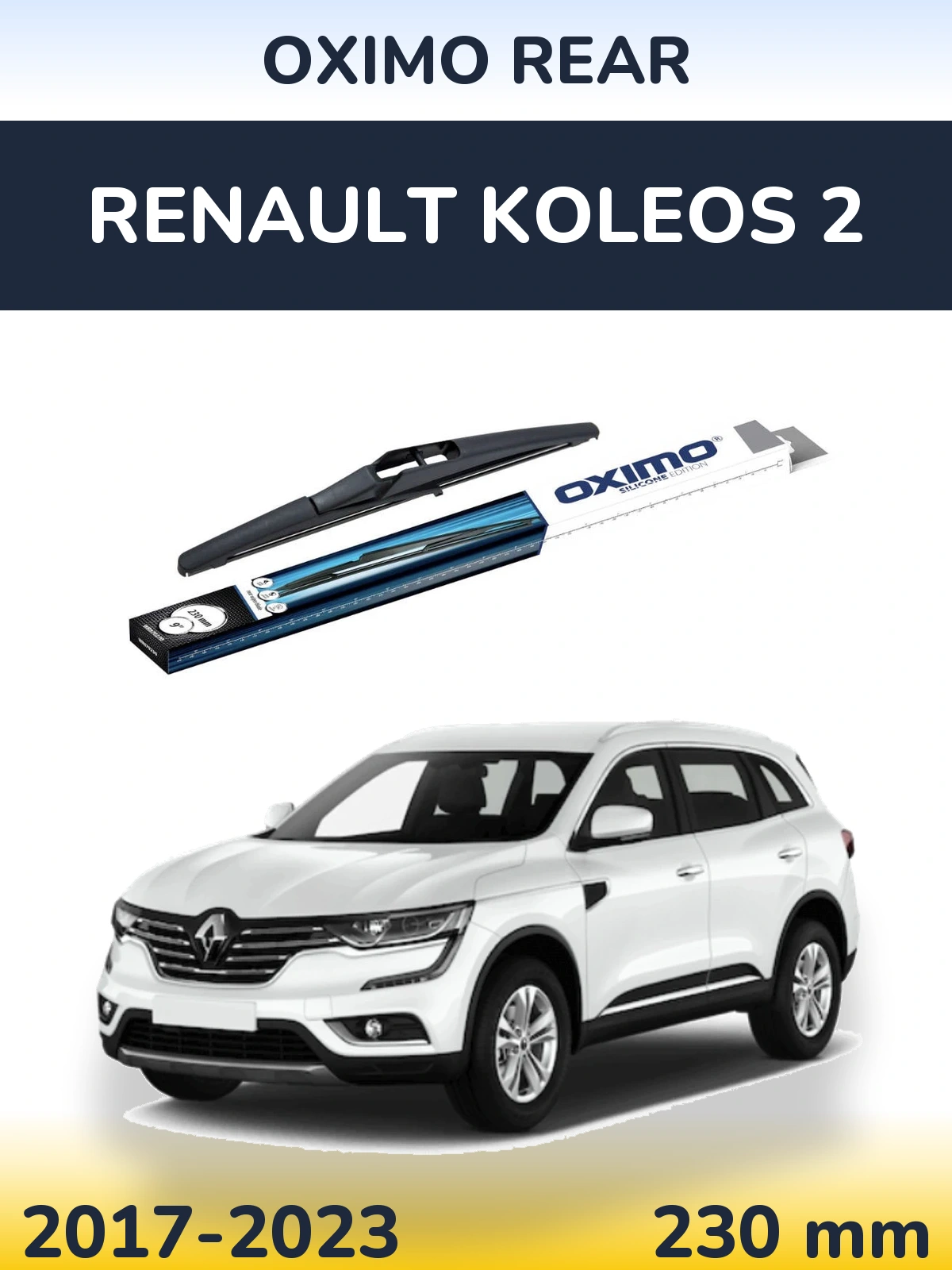 Tylna wycieraczka Oximo Rear 230 mm do Renault Koleos 2 2017-2023
