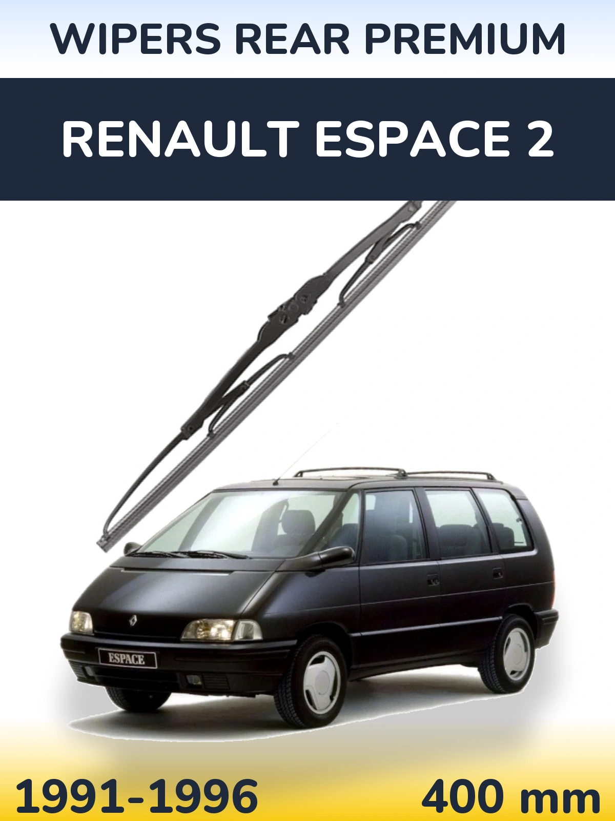 Задний дворник WIPERS REAR PREMIUM 400 мм для Renault Espace 2 1991-1996