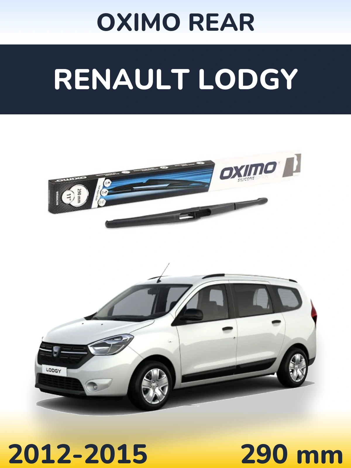Rear wiper blade Oximo Rear 290 mm for Renault Lodgy 2012-2015