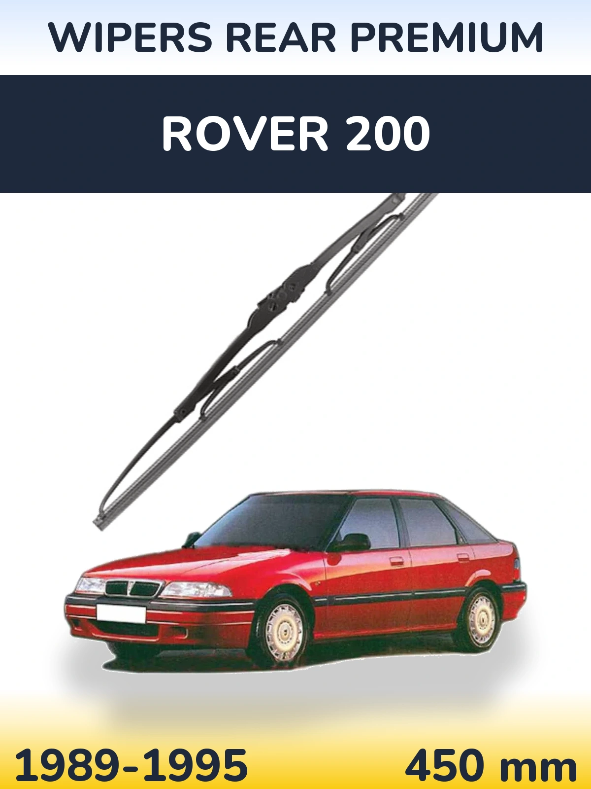 Задня щітка WIPERS REAR PREMIUM 450 мм для Rover 200 1989-1995