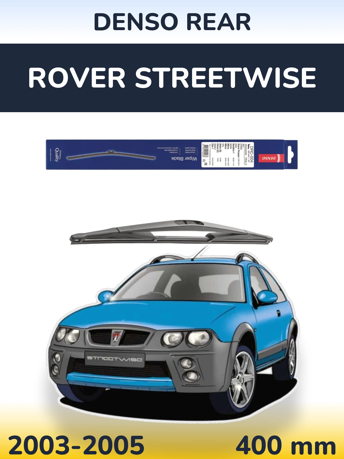 Tylna wycieraczka Denso Rear 400 mm do Rover Streetwise 2003-2005