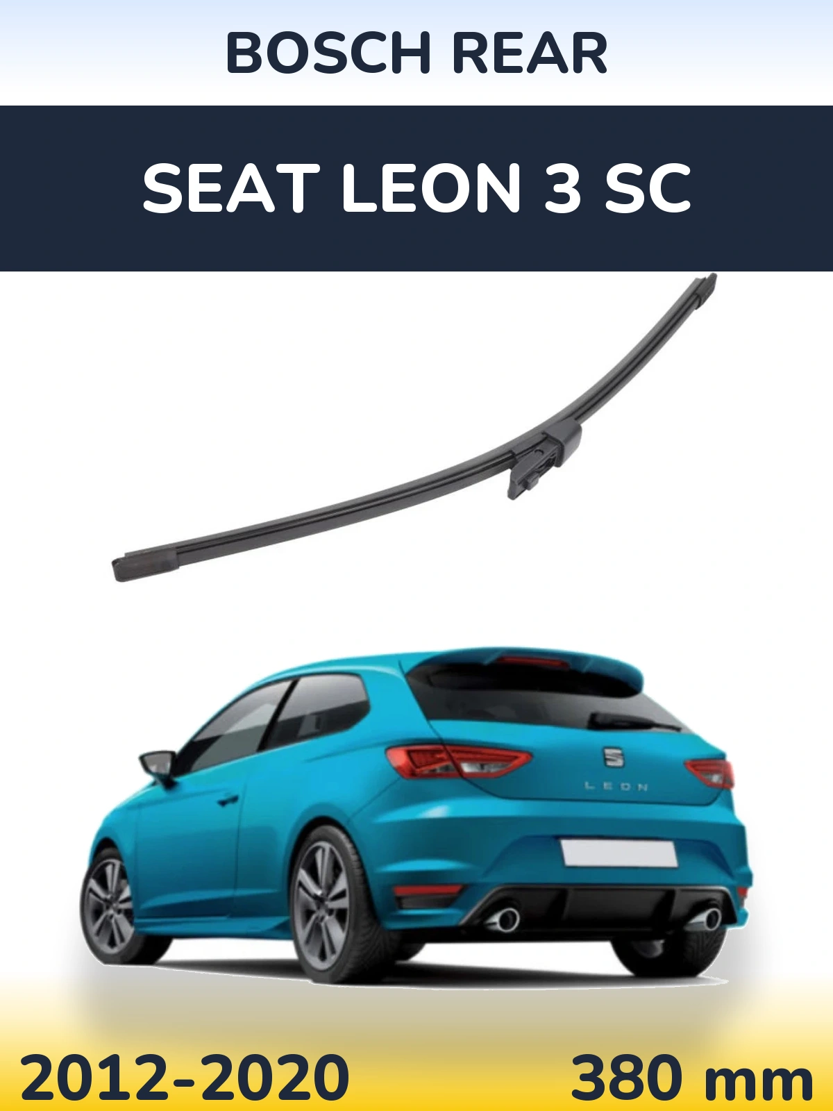 Tylna wycieraczka BOSCH Rear 380 mm do SEAT Leon 3 SC 2012-2020
