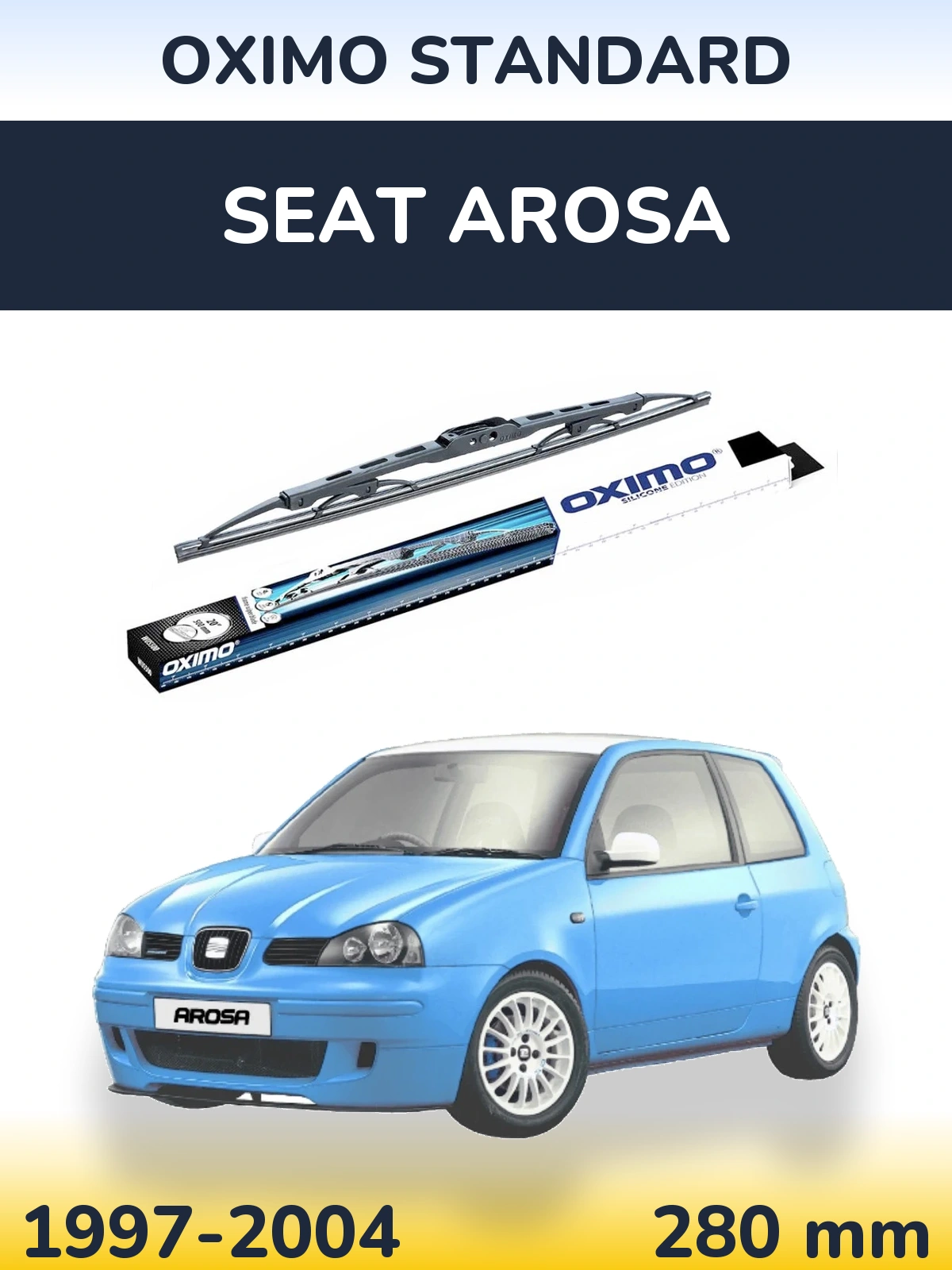 Tylna wycieraczka Oximo Standard 275 mm do SEAT Arosa 1997-2004