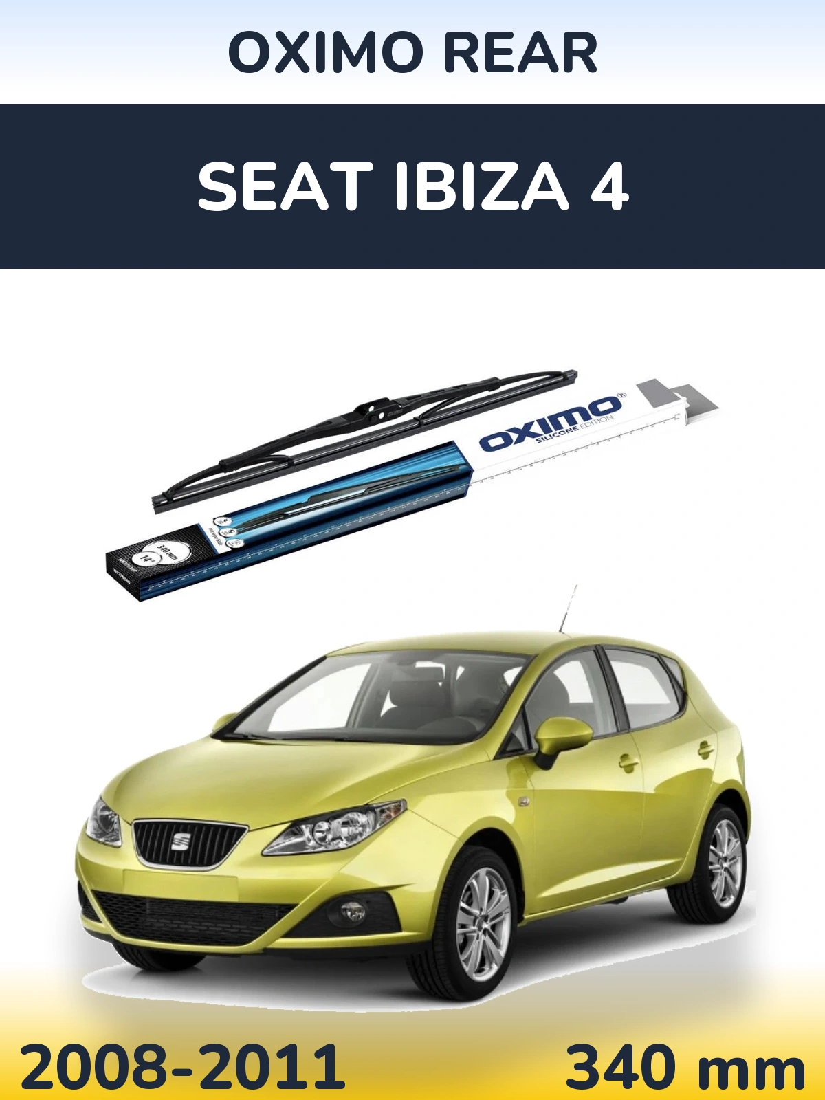 Tylna wycieraczka Oximo Rear 340 mm do SEAT Ibiza 4 2008-2011