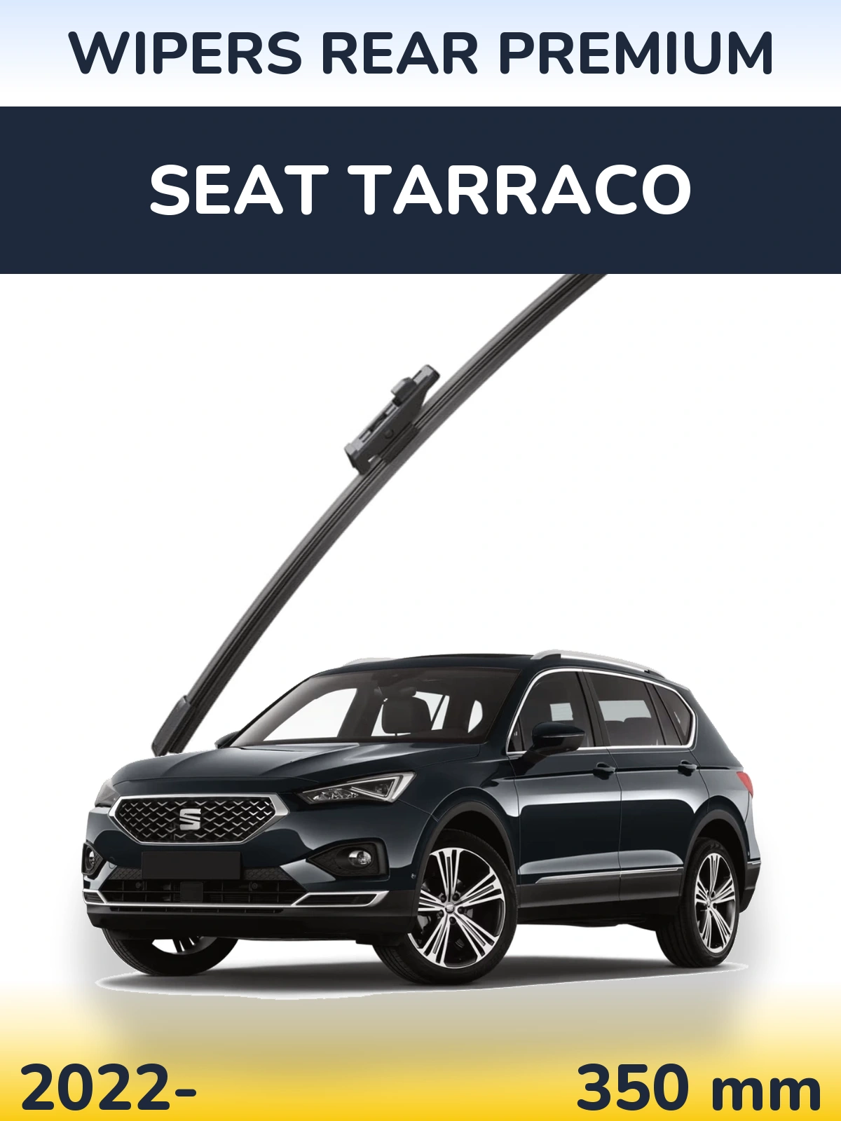 Rear wiper blade WIPERS REAR PREMIUM 350 mm for SEAT Tarraco 2022-2026