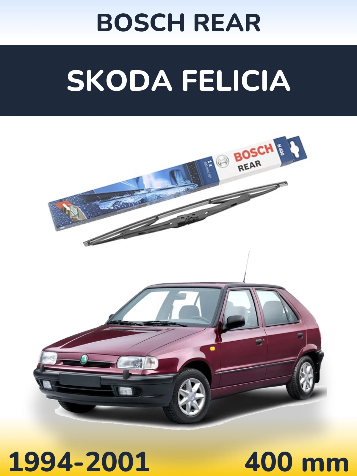 Tylna wycieraczka BOSCH Rear 400 mm do Skoda Felicia 1994-2001