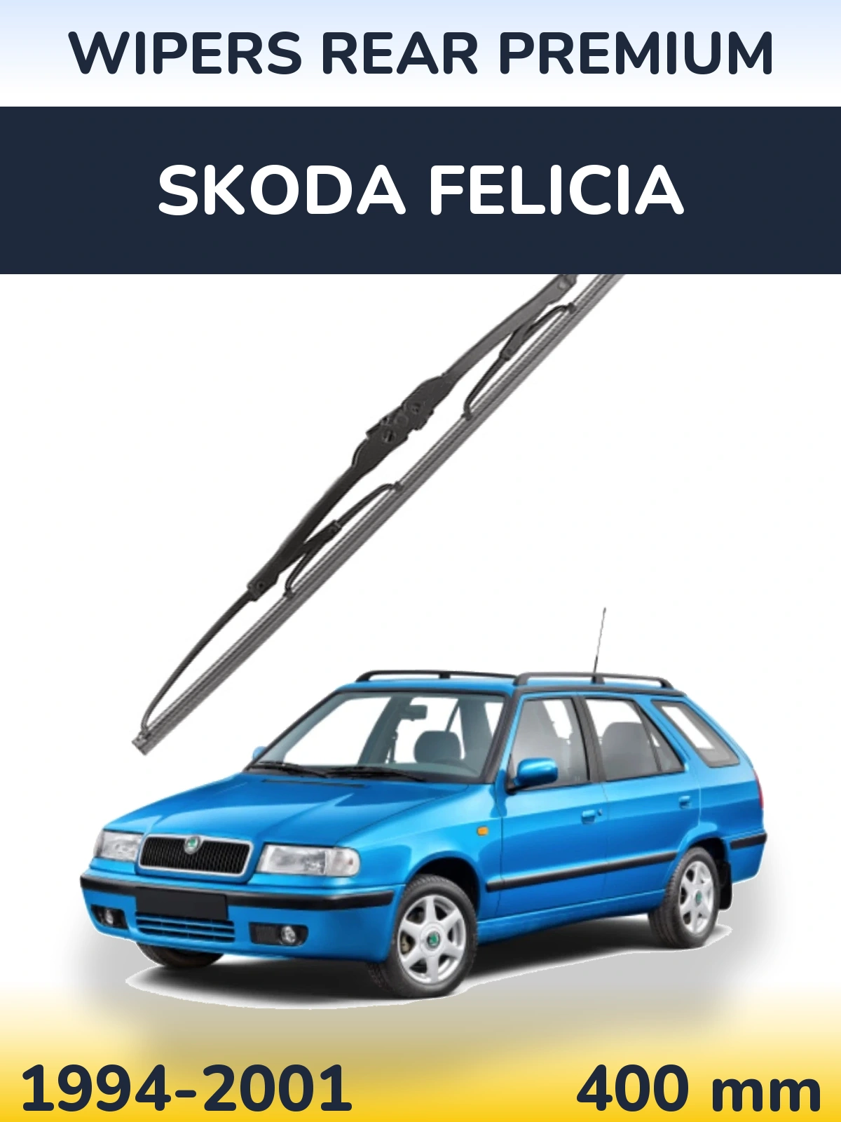 Tylna wycieraczka WIPERS REAR PREMIUM 400 mm do Skoda Felicia 1994-2001