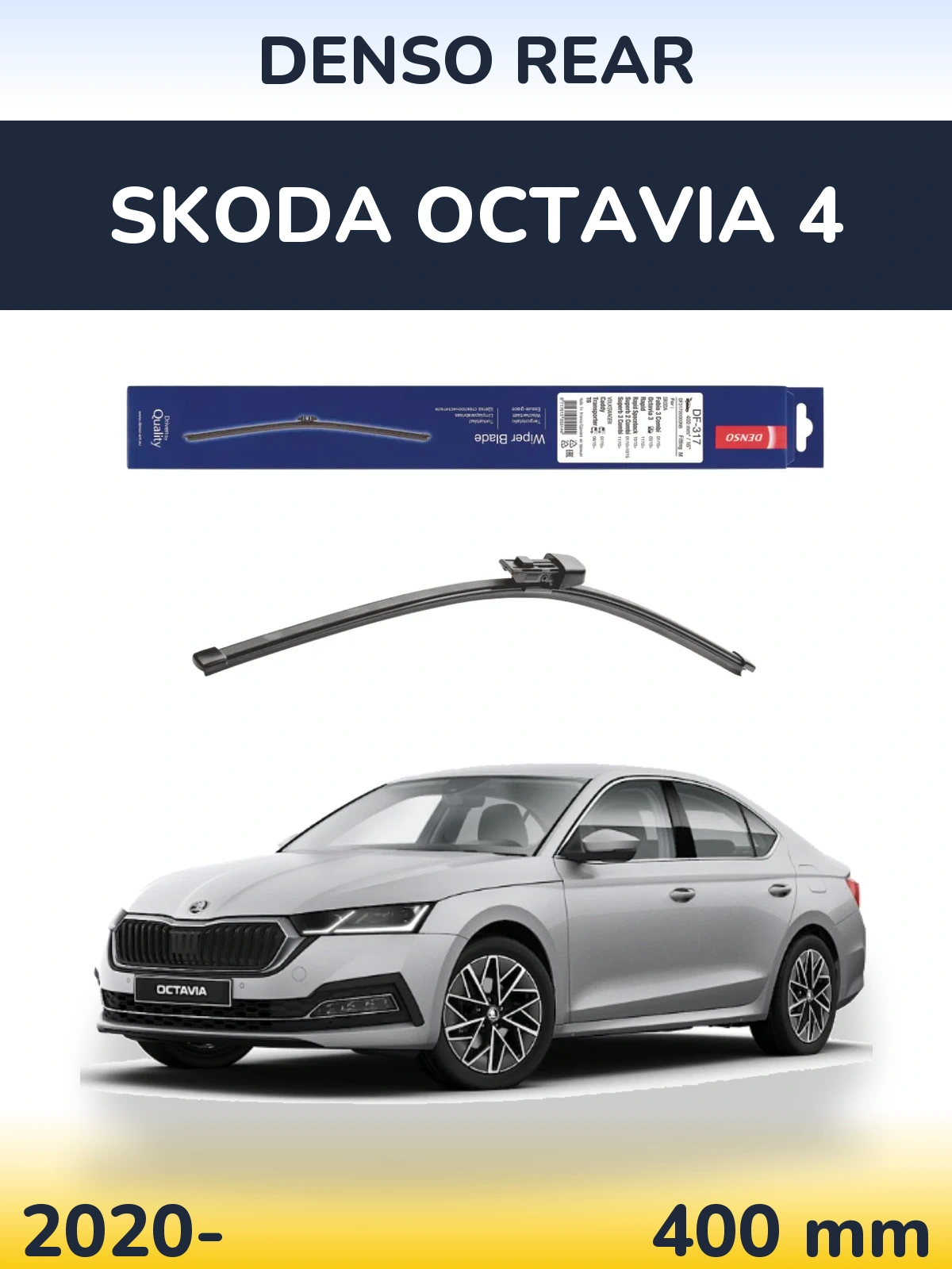 Tylna wycieraczka Denso Rear 400 mm do Skoda Octavia 4 2020-2026