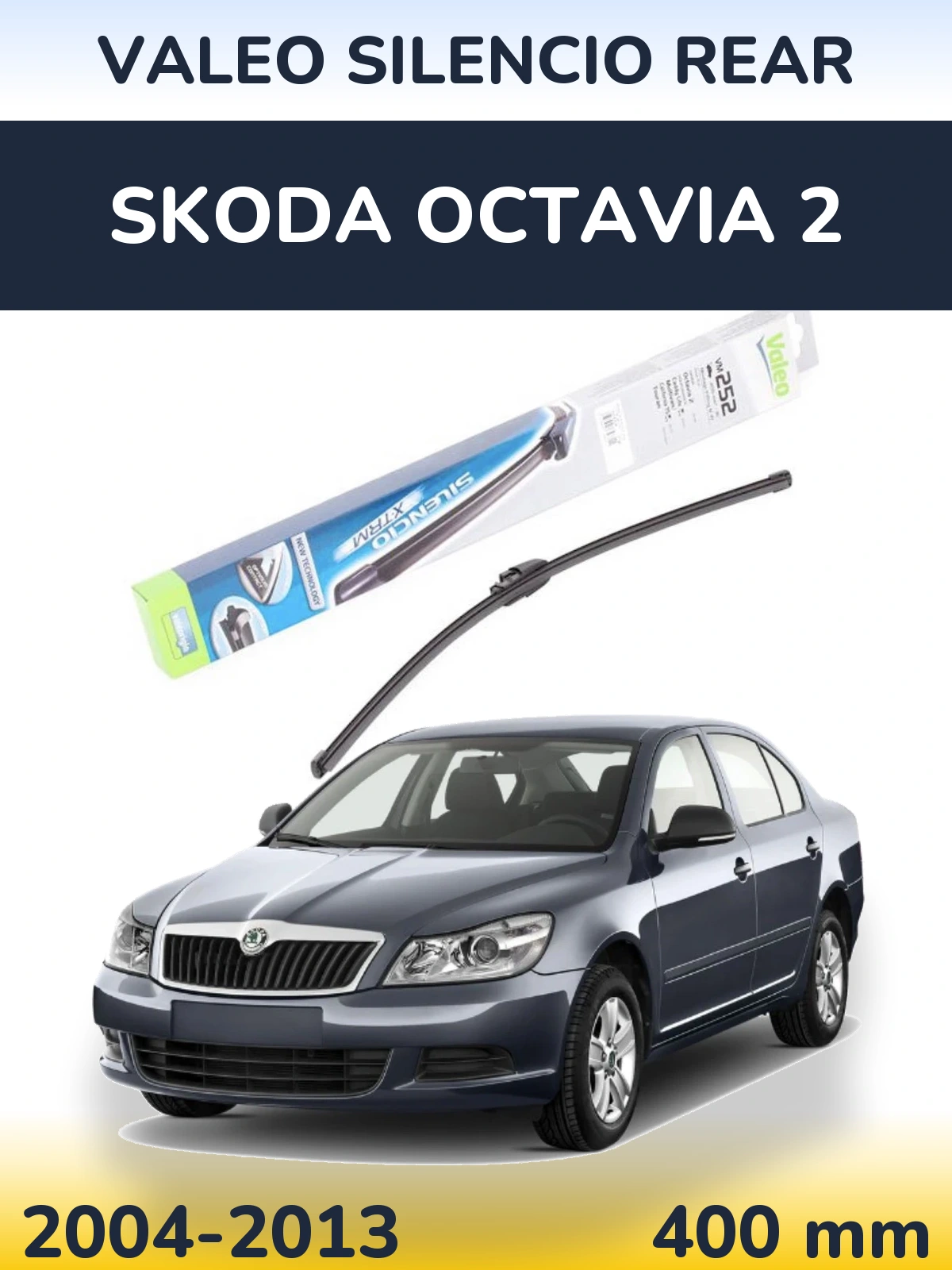 Tylna wycieraczka Valeo Silencio Rear 404 mm do Skoda Octavia 2 2004-2013
