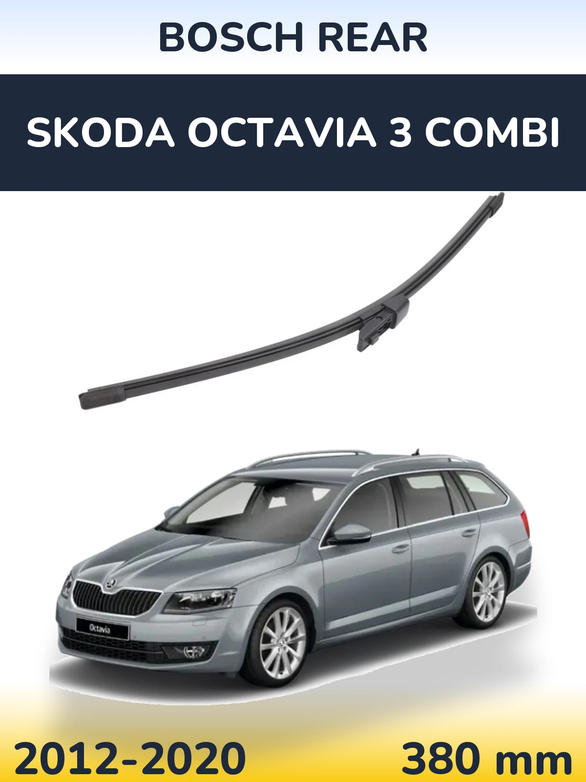 Tylna wycieraczka BOSCH Rear 380 mm do Skoda Octavia 3 Combi 2012-2020