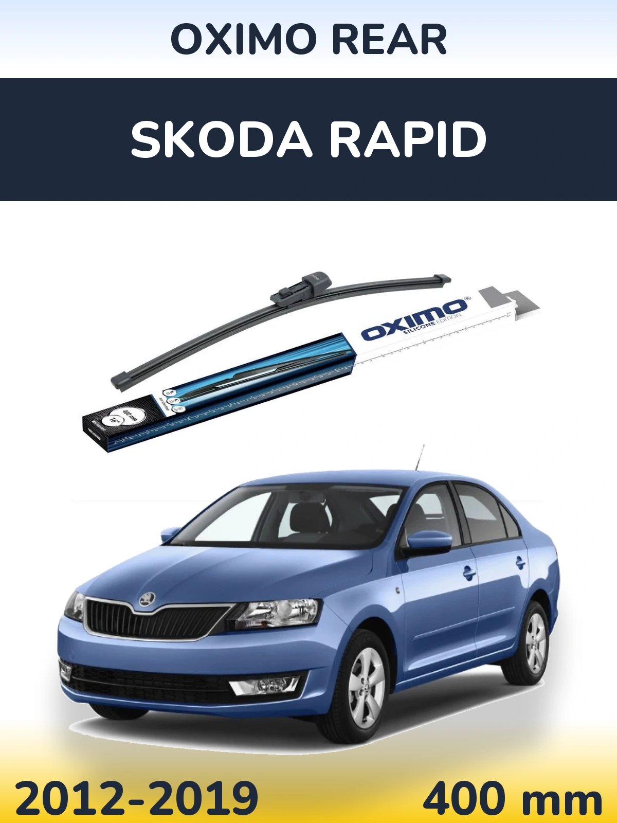 Tylna wycieraczka Oximo Rear 400 mm do Skoda Rapid 2012-2019