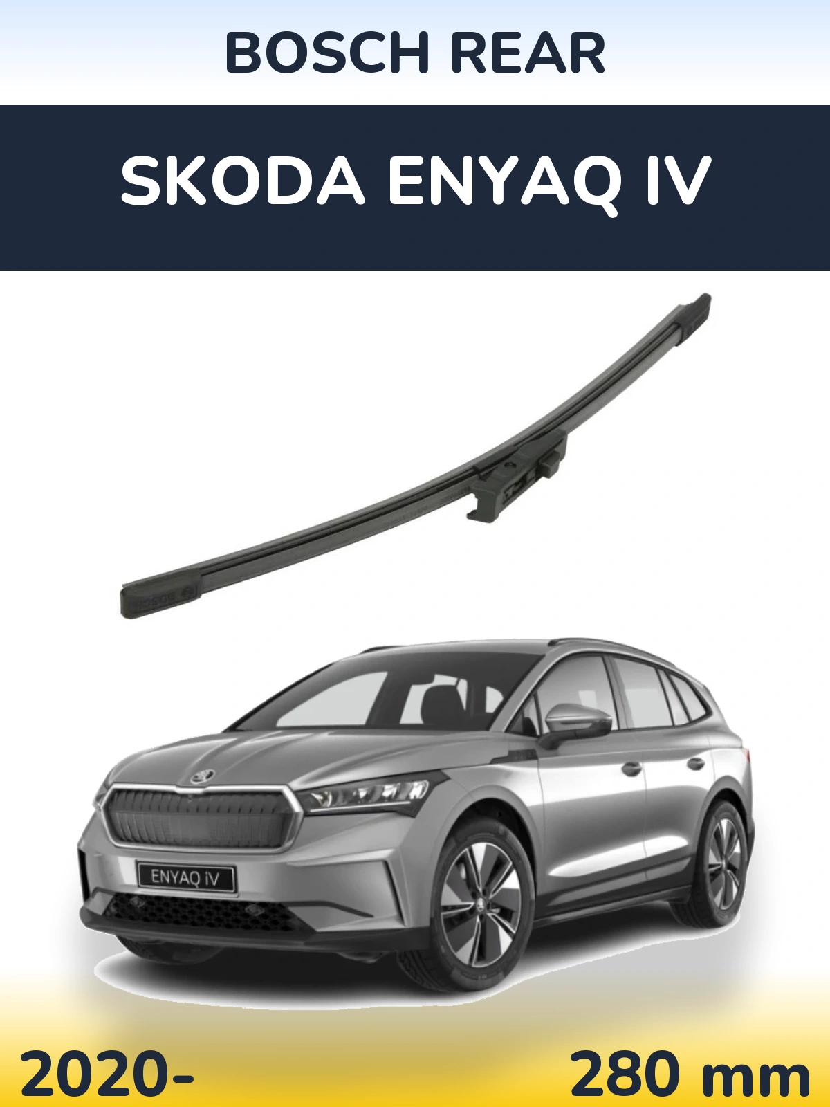 Tylna wycieraczka BOSCH Rear 280 mm do Skoda Enyaq iV 2020-2026