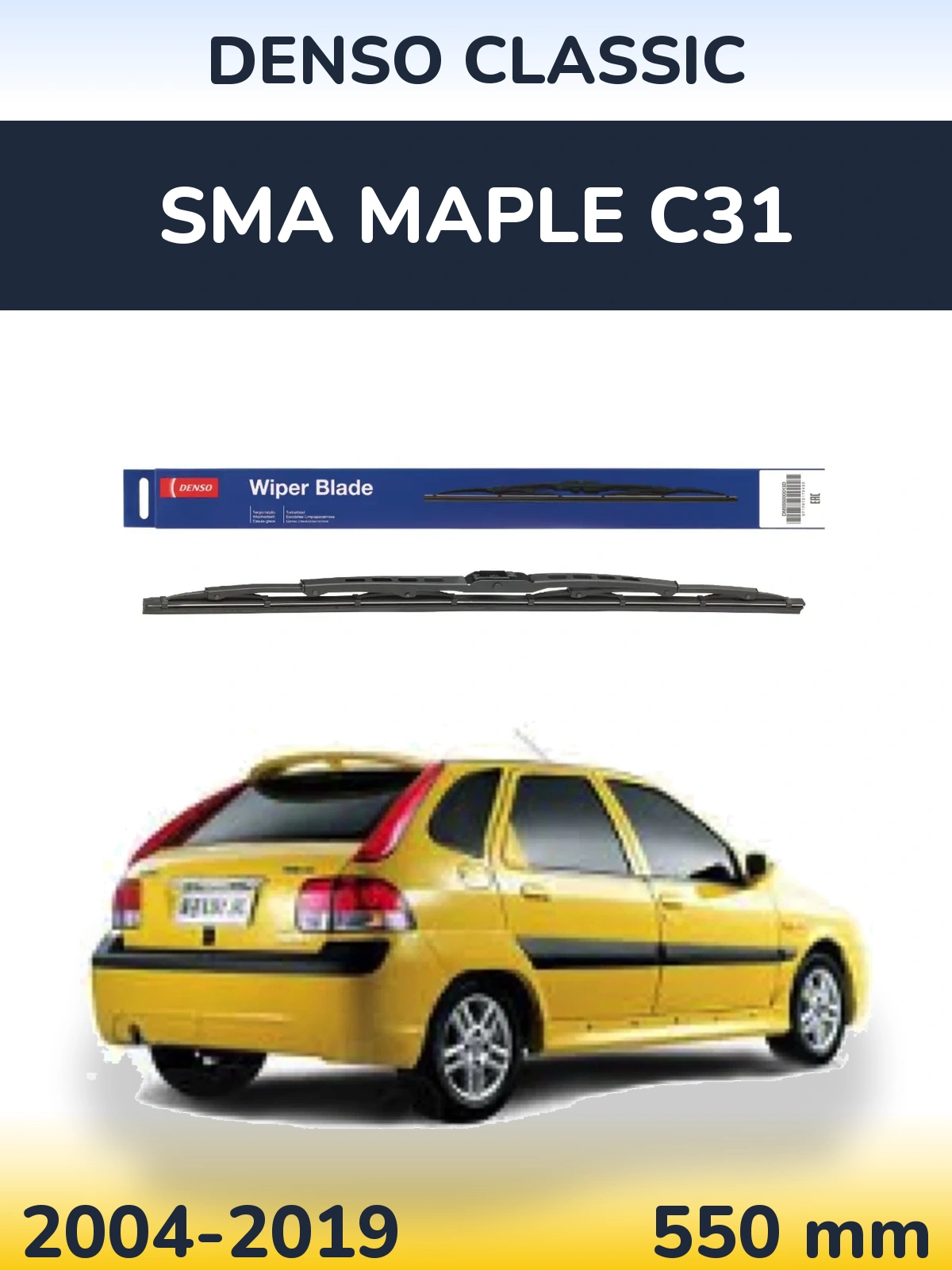 Przednia wycieraczka Denso Classic 550 mm do SMA Maple C31 2004-2019