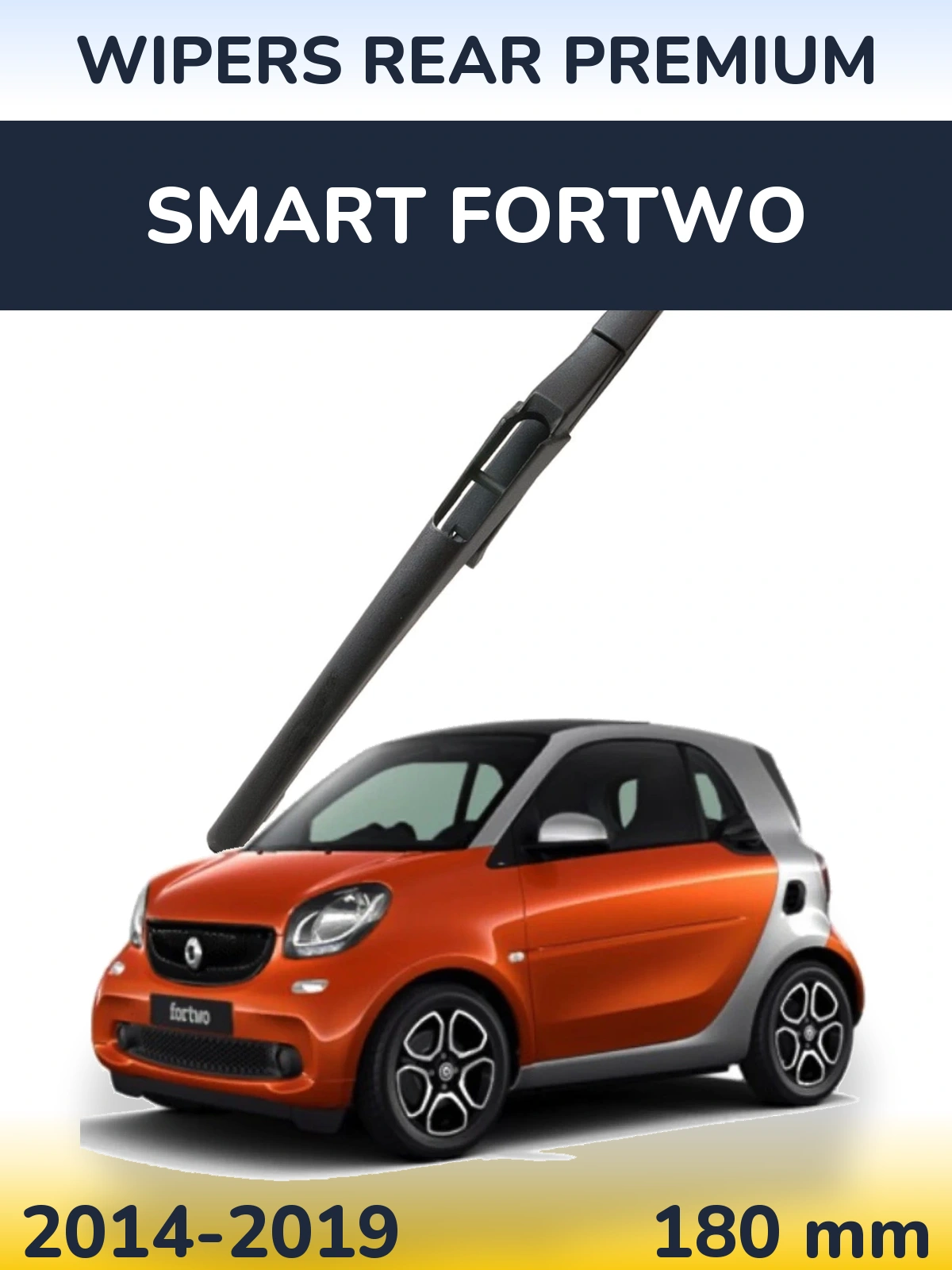 Tylna wycieraczka WIPERS REAR PREMIUM 180 mm do Smart Fortwo 2014-2019