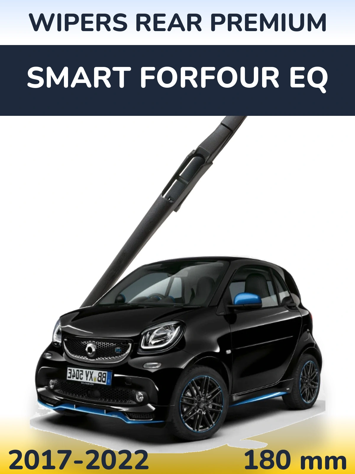 Задний дворник WIPERS REAR PREMIUM 180 мм для Smart Forfour EQ 2017-2022