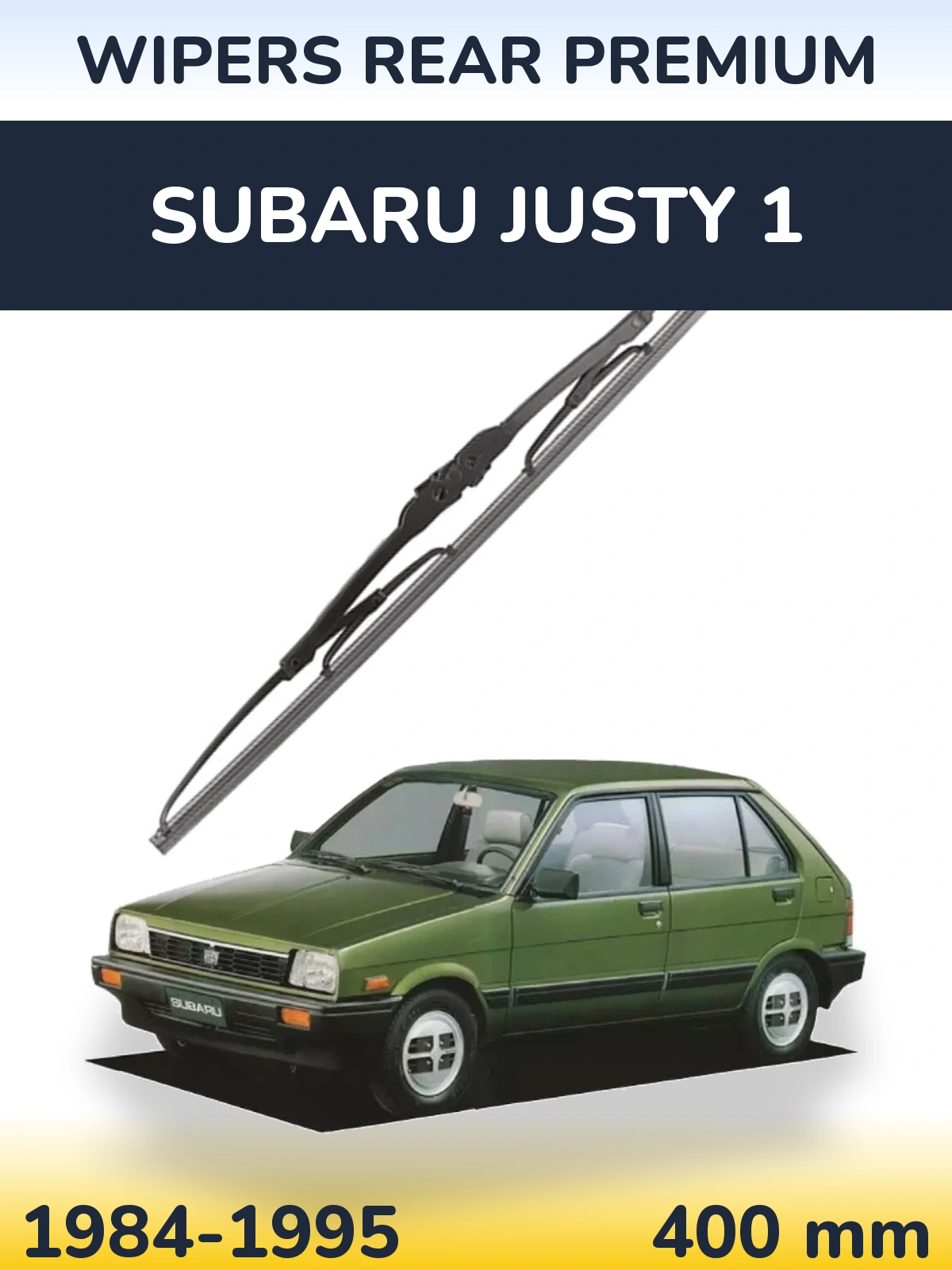 Tylna wycieraczka WIPERS REAR PREMIUM 400 mm do Subaru Justy 1 1984-1995