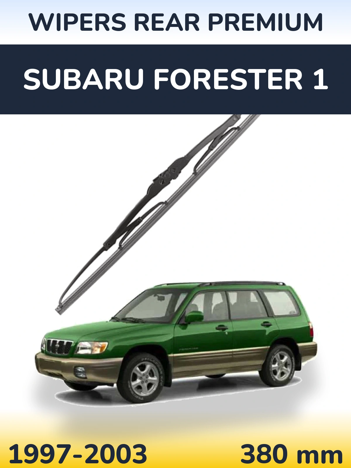 Задний дворник WIPERS REAR PREMIUM 380 мм для Subaru Forester 1 1997-2003