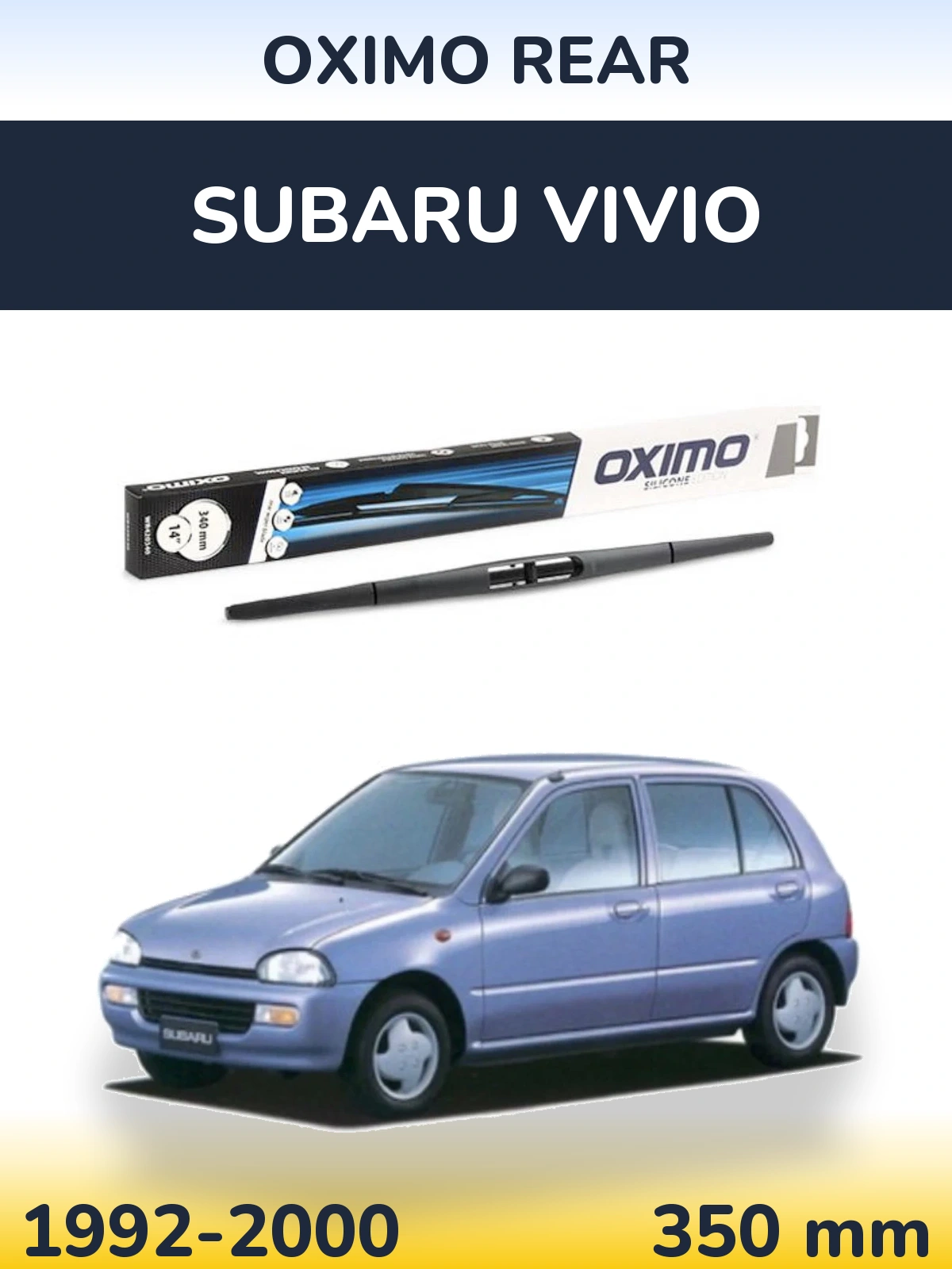 Задня щітка Oximo Rear 350 мм для Subaru Vivio 1992-2000
