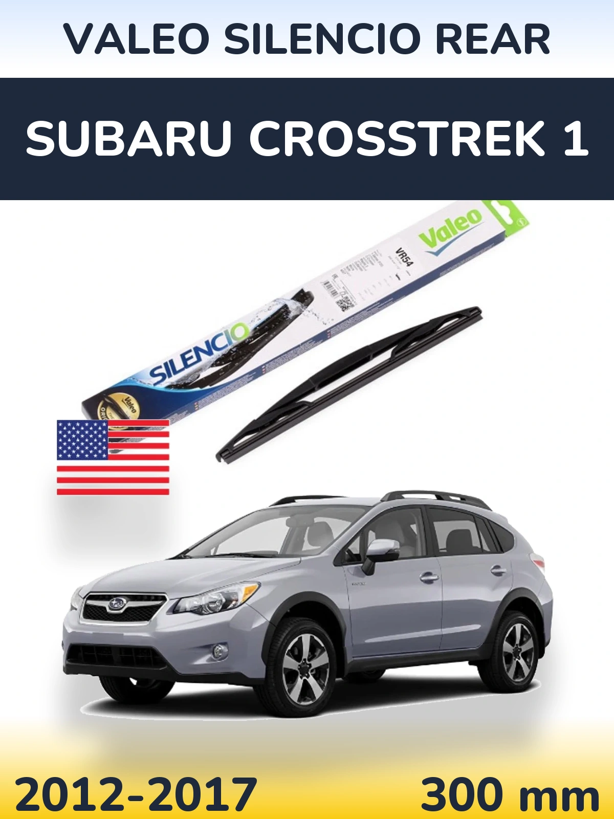Tylna wycieraczka Valeo Silencio Rear 300 mm do Subaru Crosstrek 1 2012-2017