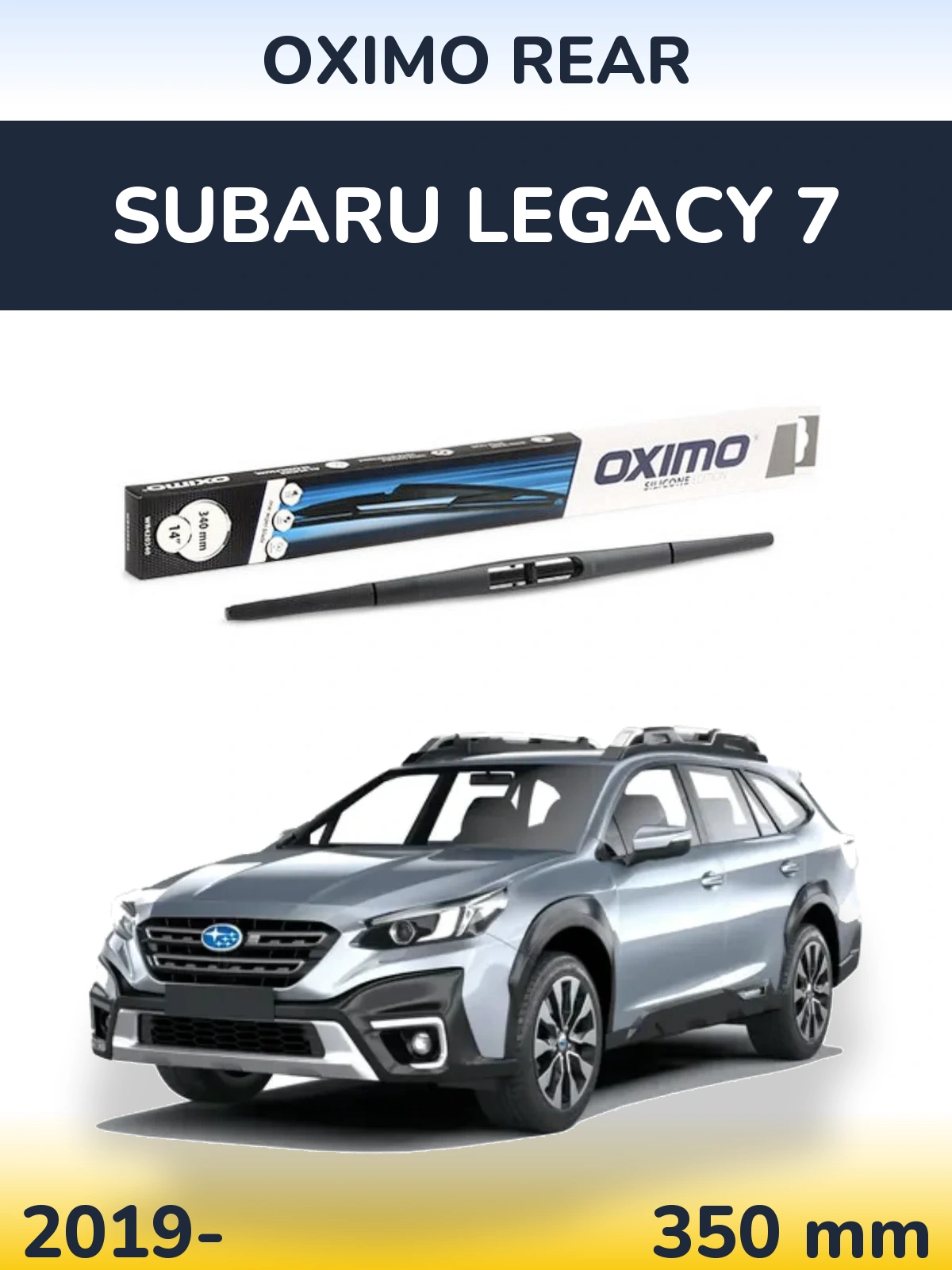 Задний дворник Oximo Rear 350 мм для Subaru Legacy 7 2019-2026