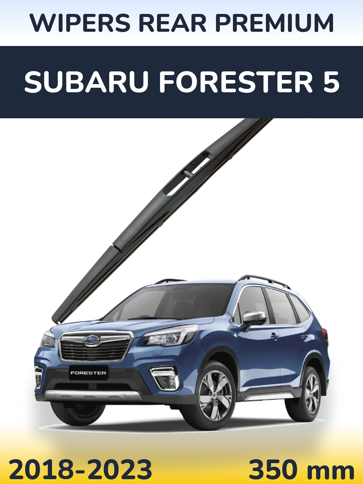 Rear wiper blade WIPERS REAR PREMIUM 350 mm for Subaru Forester 5 2018-2023
