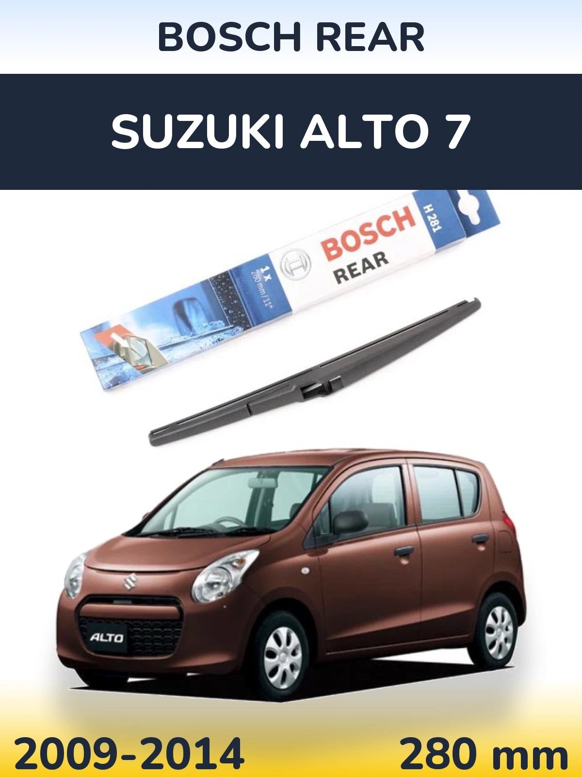 Tylna wycieraczka BOSCH Rear 280 mm do Suzuki Alto 7 2009-2014