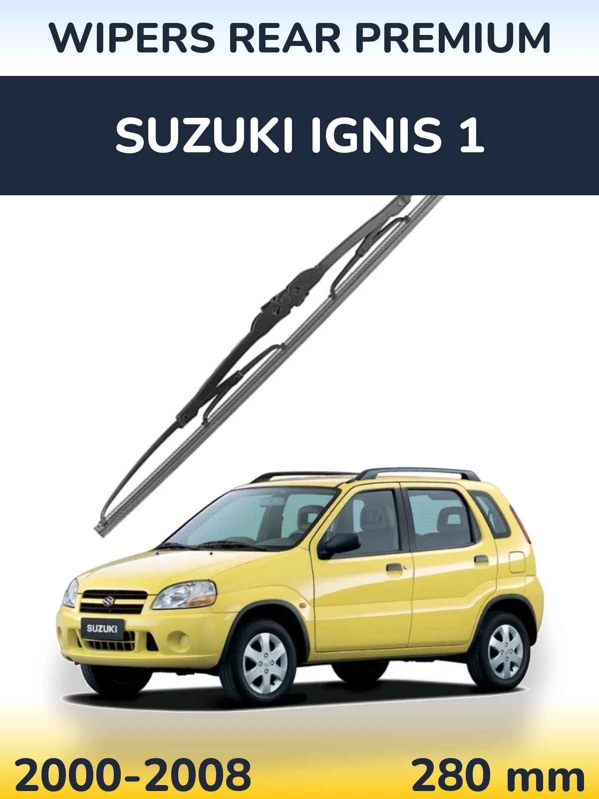 Tylna wycieraczka WIPERS REAR PREMIUM 280 mm do Suzuki Ignis 1 2000-2008