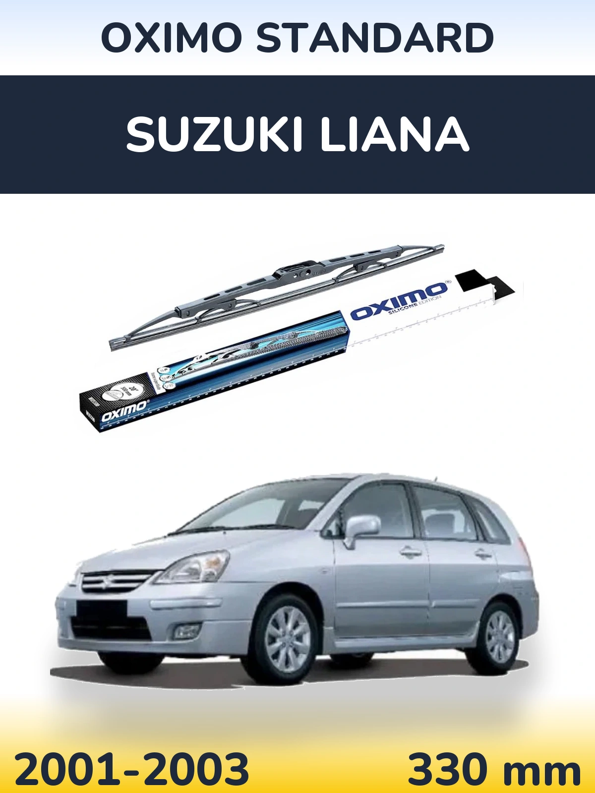 Tylna wycieraczka Oximo Standard 325 mm do Suzuki Liana 2001-2003