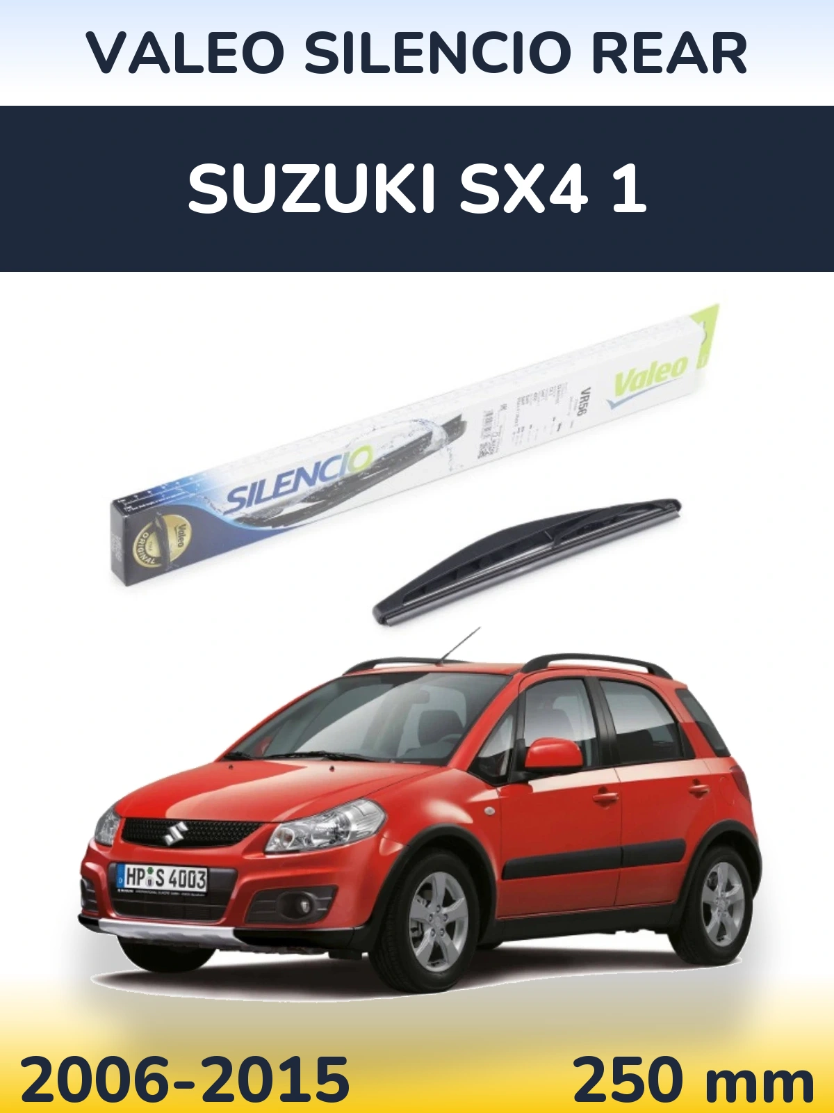 Tylna wycieraczka Valeo Silencio Rear 240 mm do Suzuki SX4 1 2006-2015