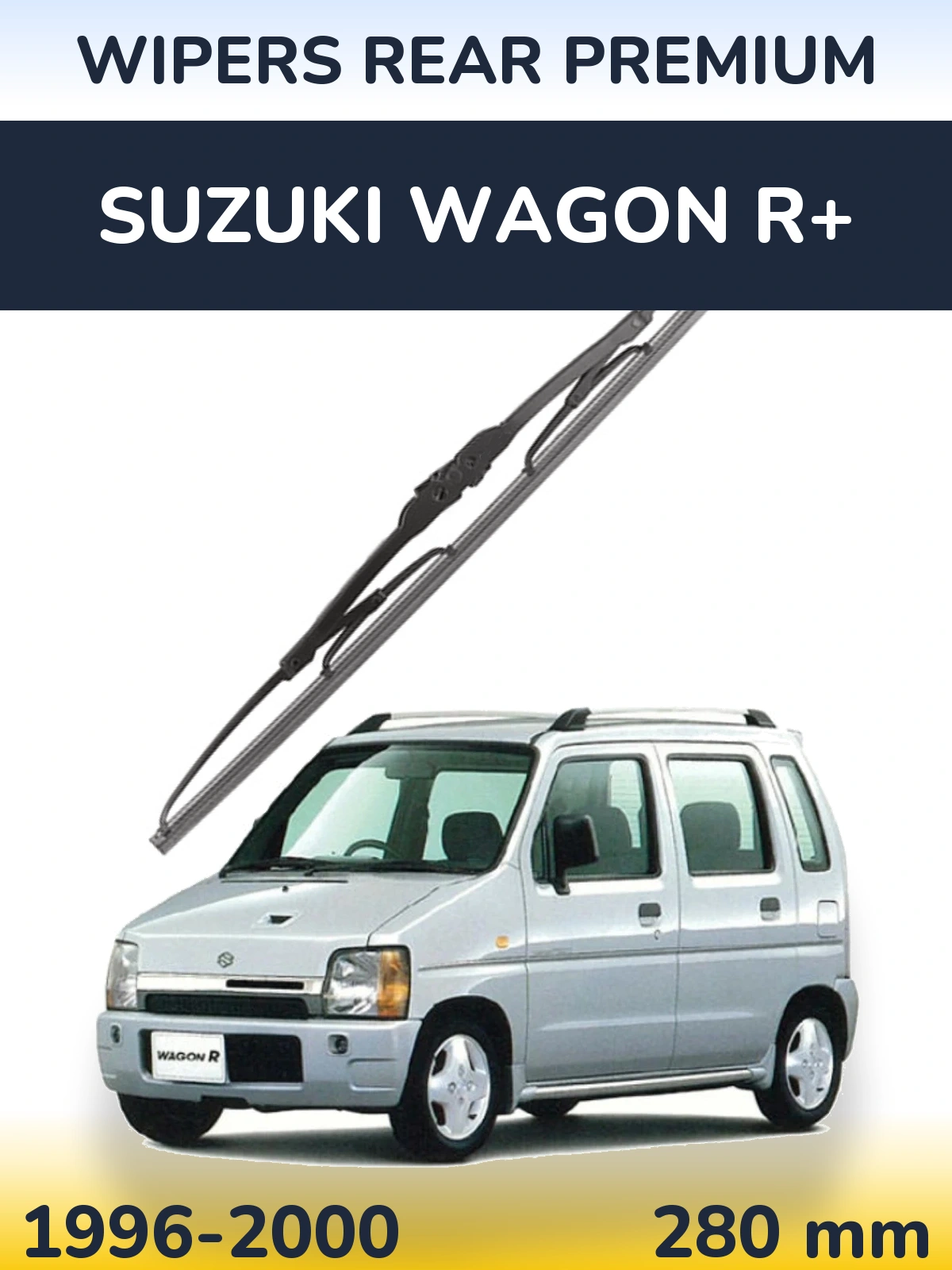 Tylna wycieraczka WIPERS REAR PREMIUM 280 mm do Suzuki Wagon R+ 1996-2000