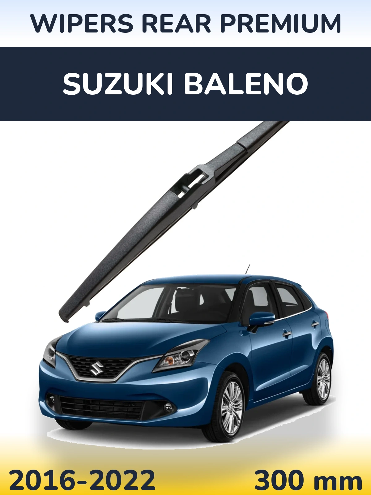 Tylna wycieraczka WIPERS REAR PREMIUM 300 mm do Suzuki Baleno 2016-2022