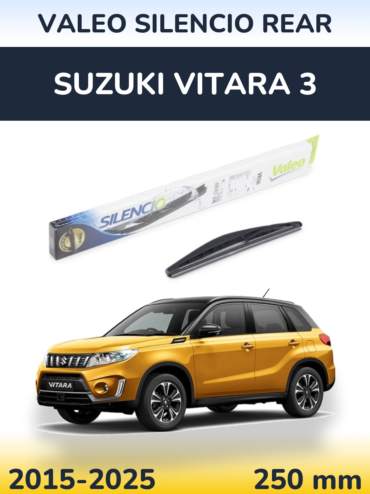 Задня щітка Valeo Silencio Rear 240 мм для Suzuki Vitara 3 2015-2025