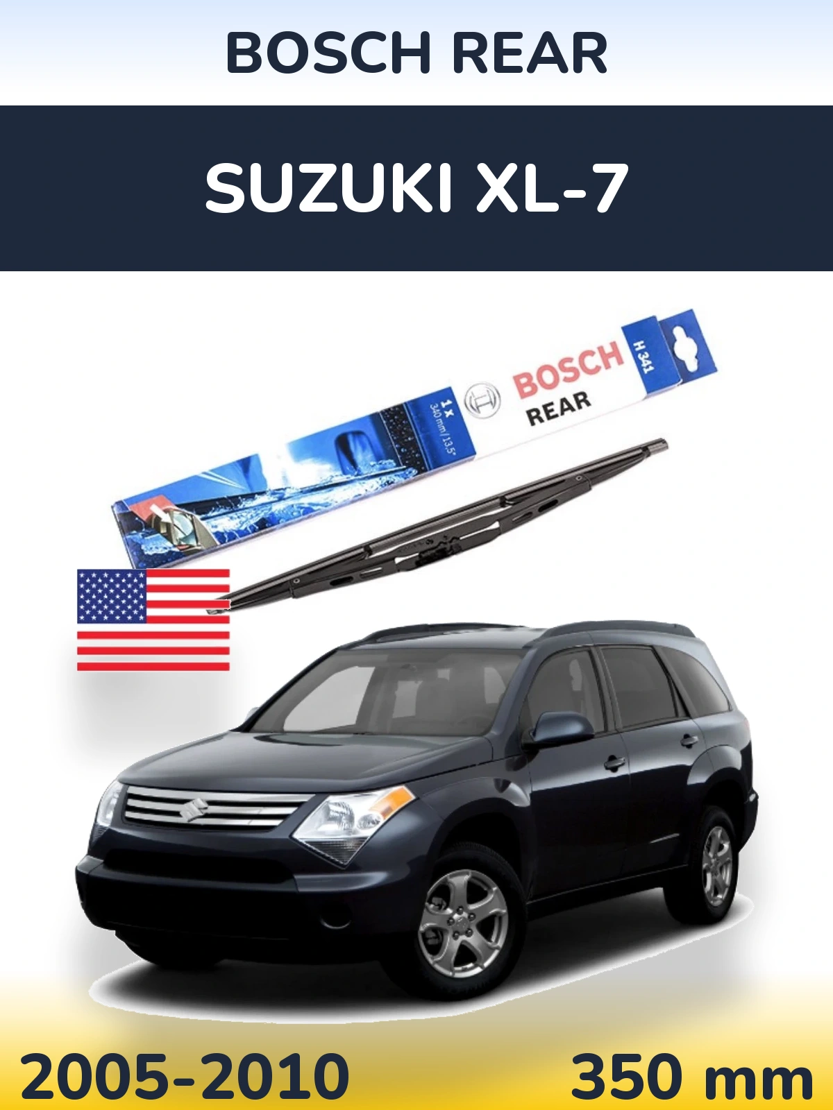 Tylna wycieraczka BOSCH Rear 340 mm do Suzuki XL-7 2005-2010