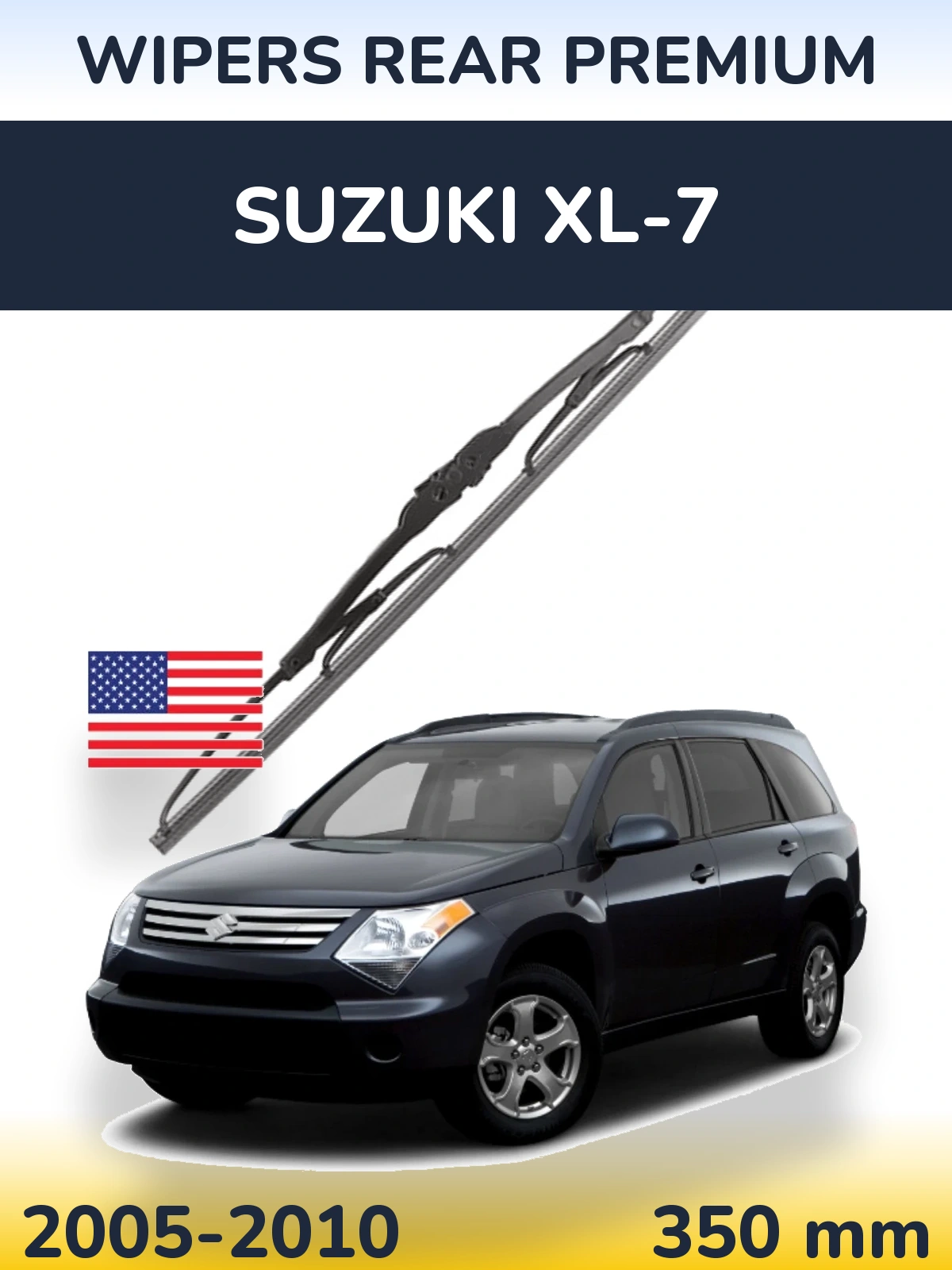Задний дворник WIPERS REAR PREMIUM 350 мм для Suzuki XL-7 2005-2010