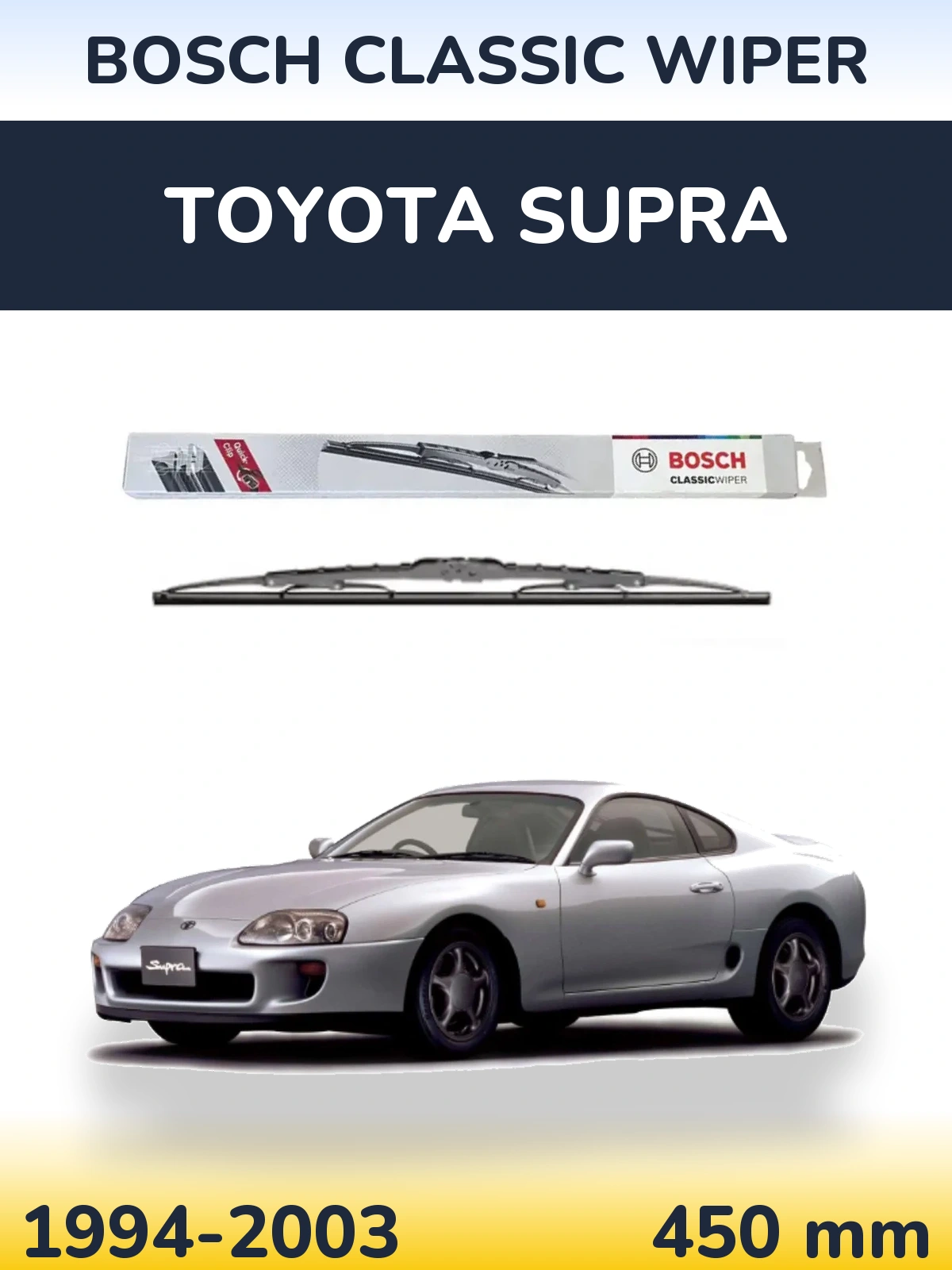 Tylna wycieraczka BOSCH Classic Wiper 450 mm do Toyota Supra 1994-2003