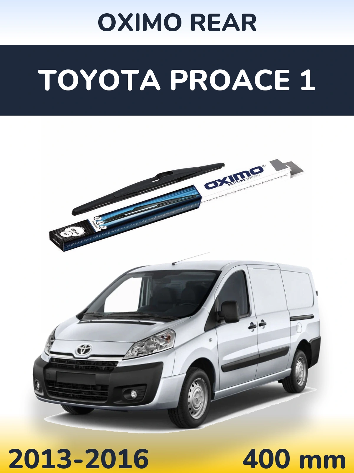 Rear wiper blade Oximo Rear 400 mm for Toyota ProAce 1 2013-2016