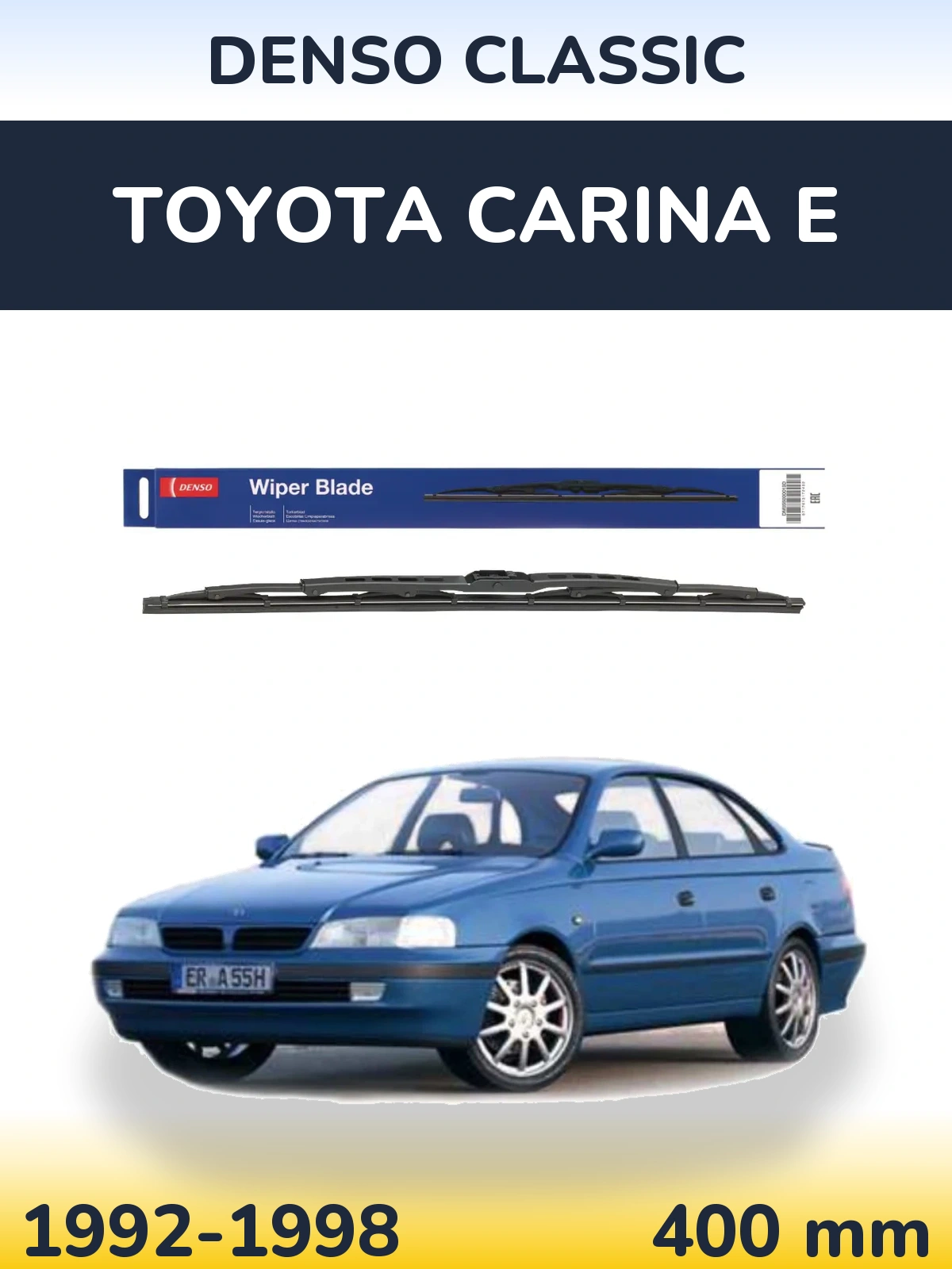 Задний дворник Denso Classic 400 мм для Toyota Carina E 1992-1998