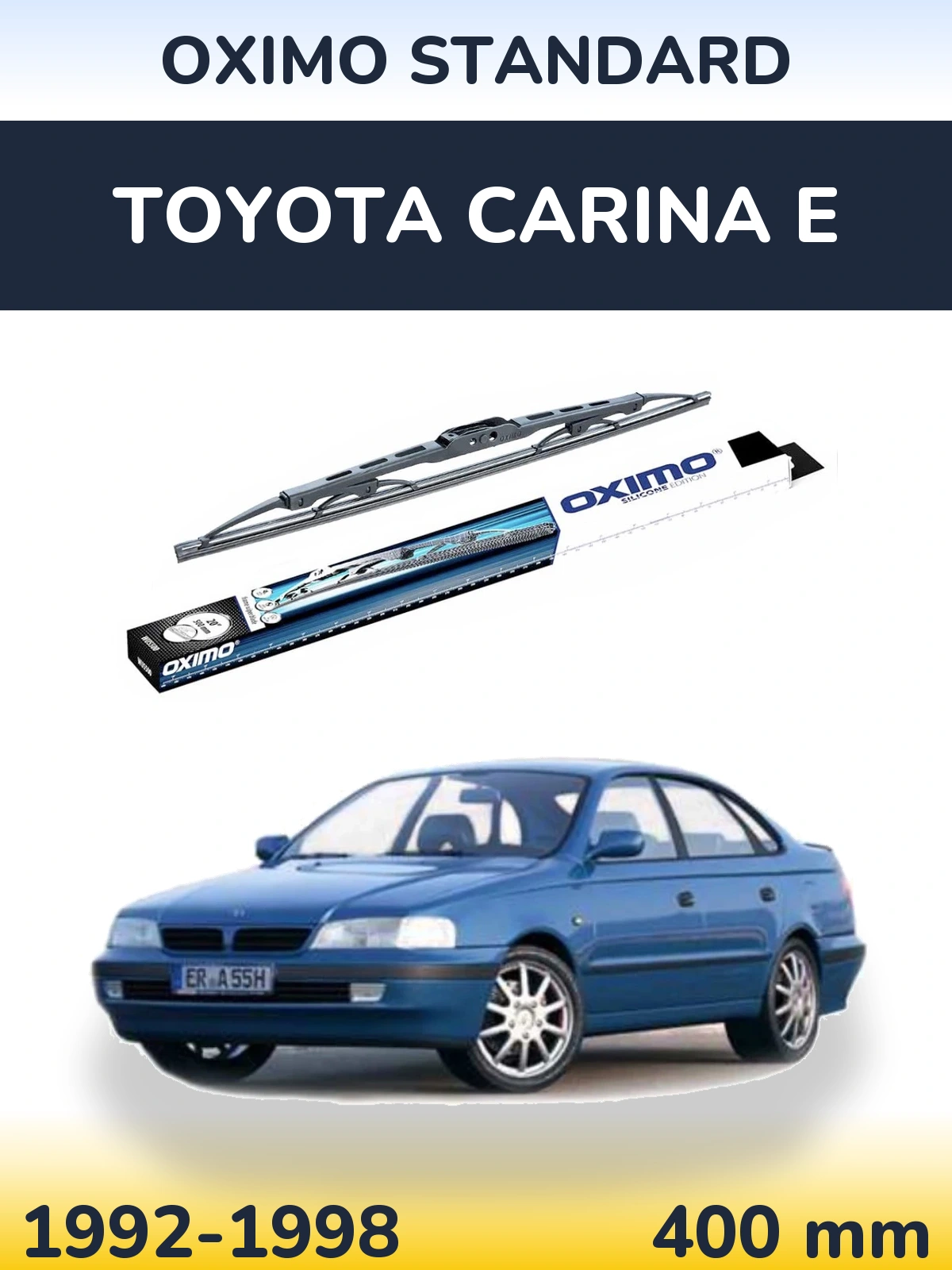 Задний дворник Oximo Standard 400 мм для Toyota Carina E 1992-1998