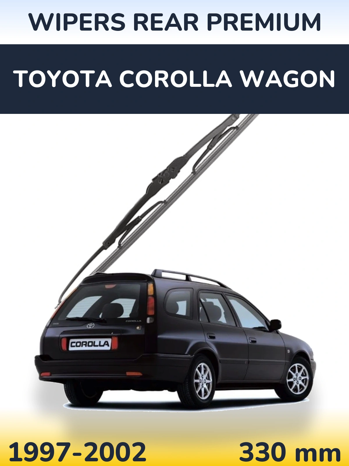Tylna wycieraczka WIPERS REAR PREMIUM 330 mm do Toyota Corolla Wagon 1997-2002