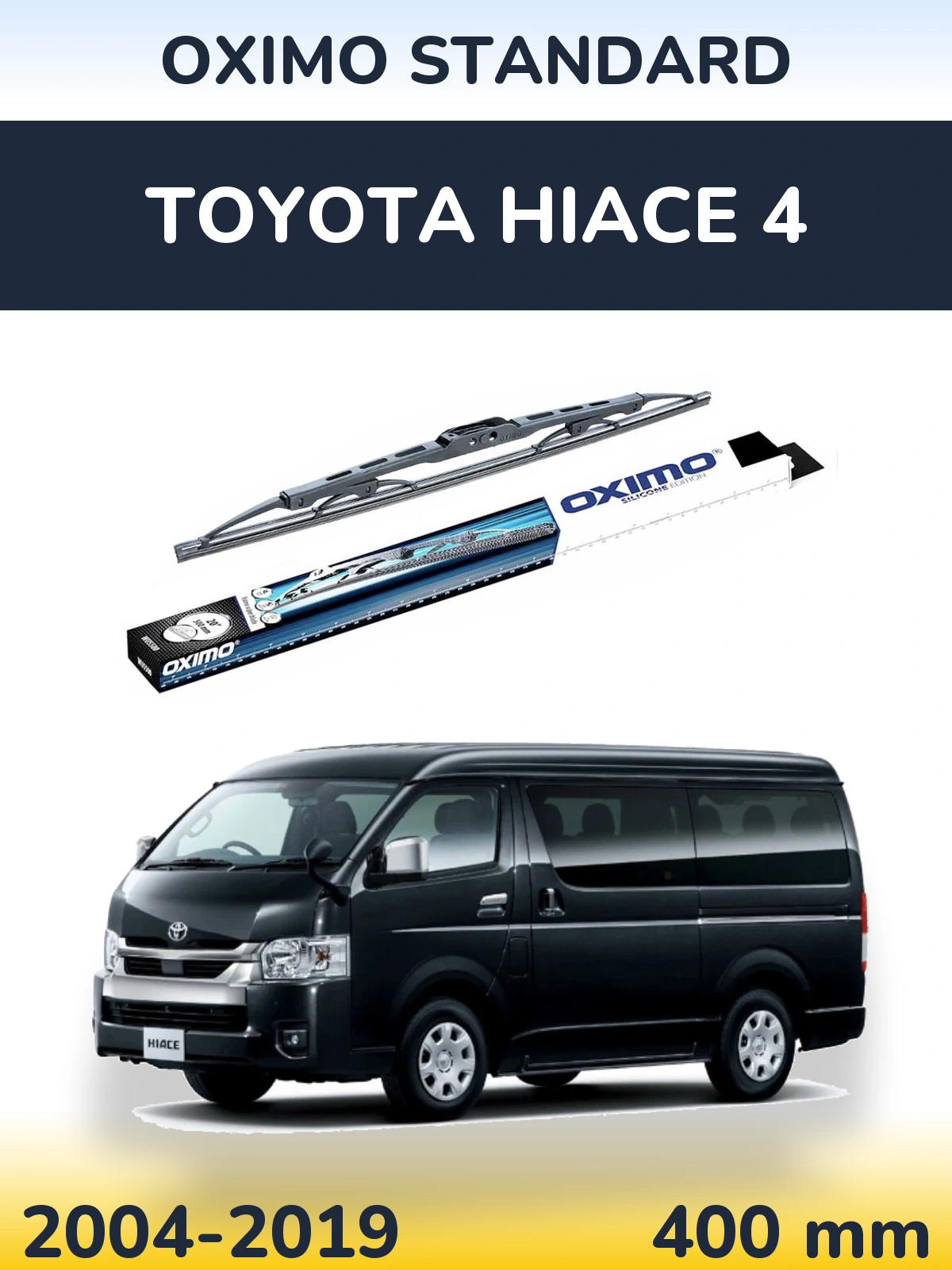 Tylna wycieraczka Oximo Standard 400 mm do Toyota Hiace 4 2004-2019