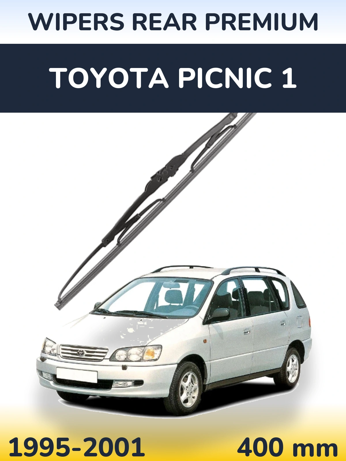 Tylna wycieraczka WIPERS REAR PREMIUM 400 mm do Toyota Picnic 1 1995-2001
