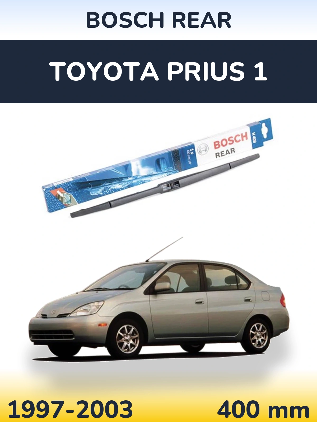 Tylna wycieraczka BOSCH Rear 400 mm do Toyota Prius 1 1997-2003