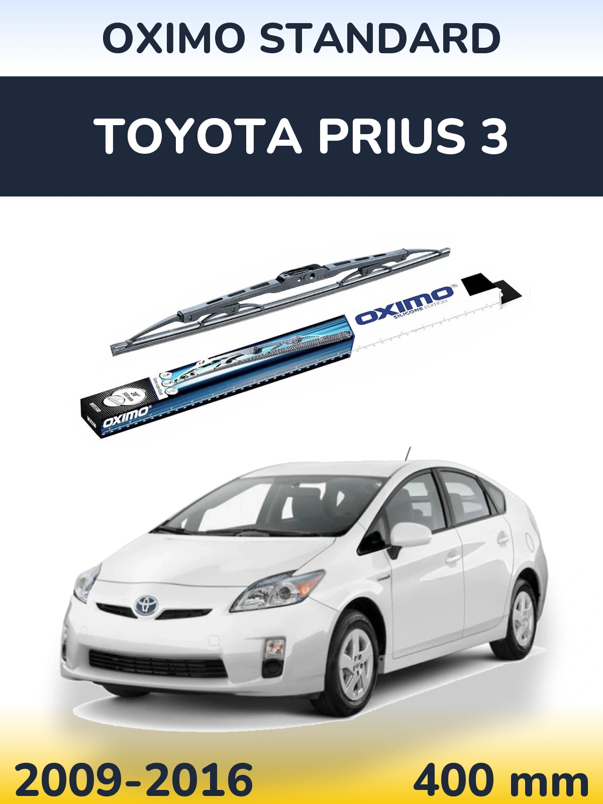 Tylna wycieraczka Oximo Standard 400 mm do Toyota Prius 3 2009-2016