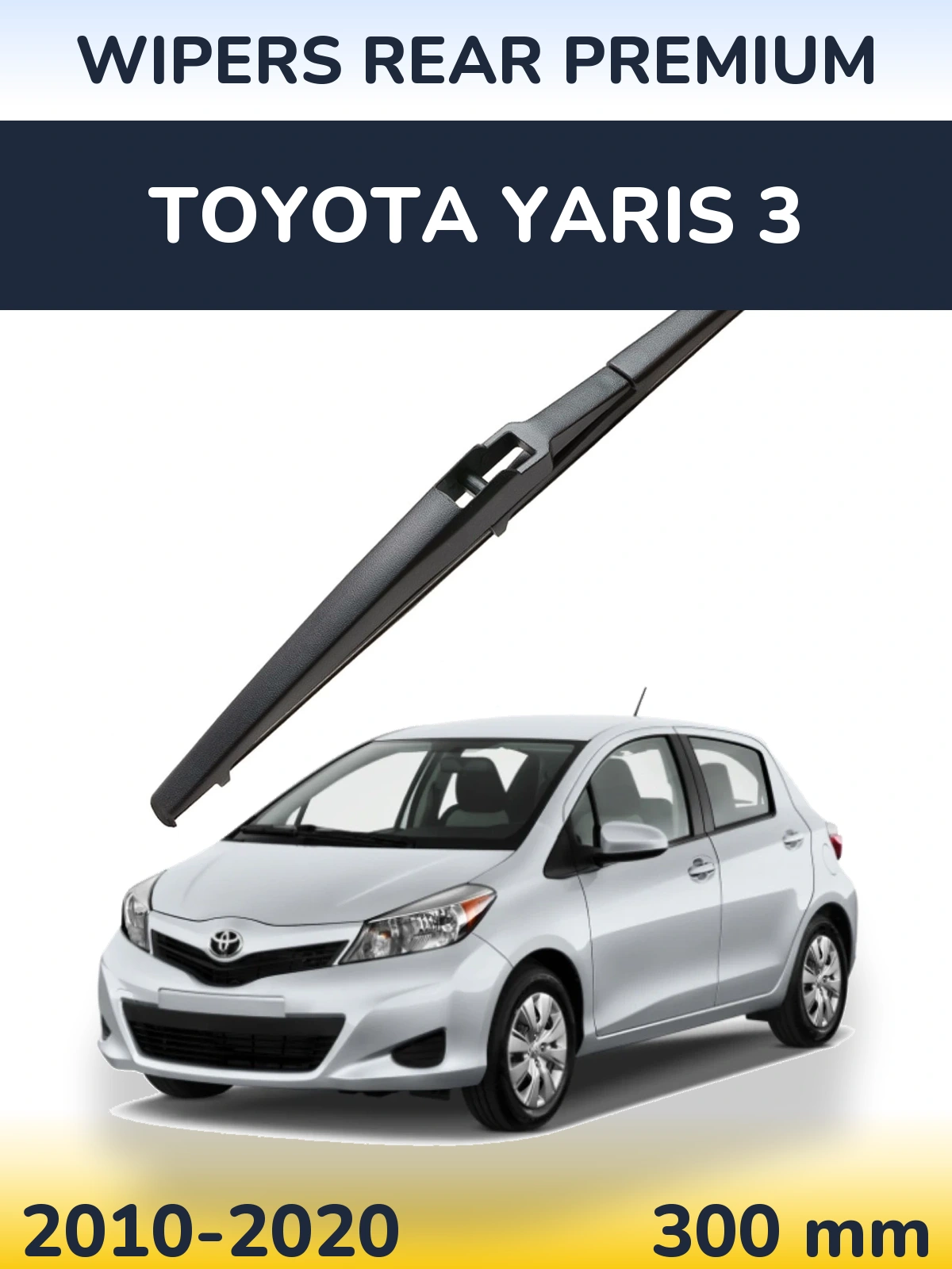 Rear wiper blade WIPERS REAR PREMIUM 300 mm for Toyota Yaris 3 2010-2020