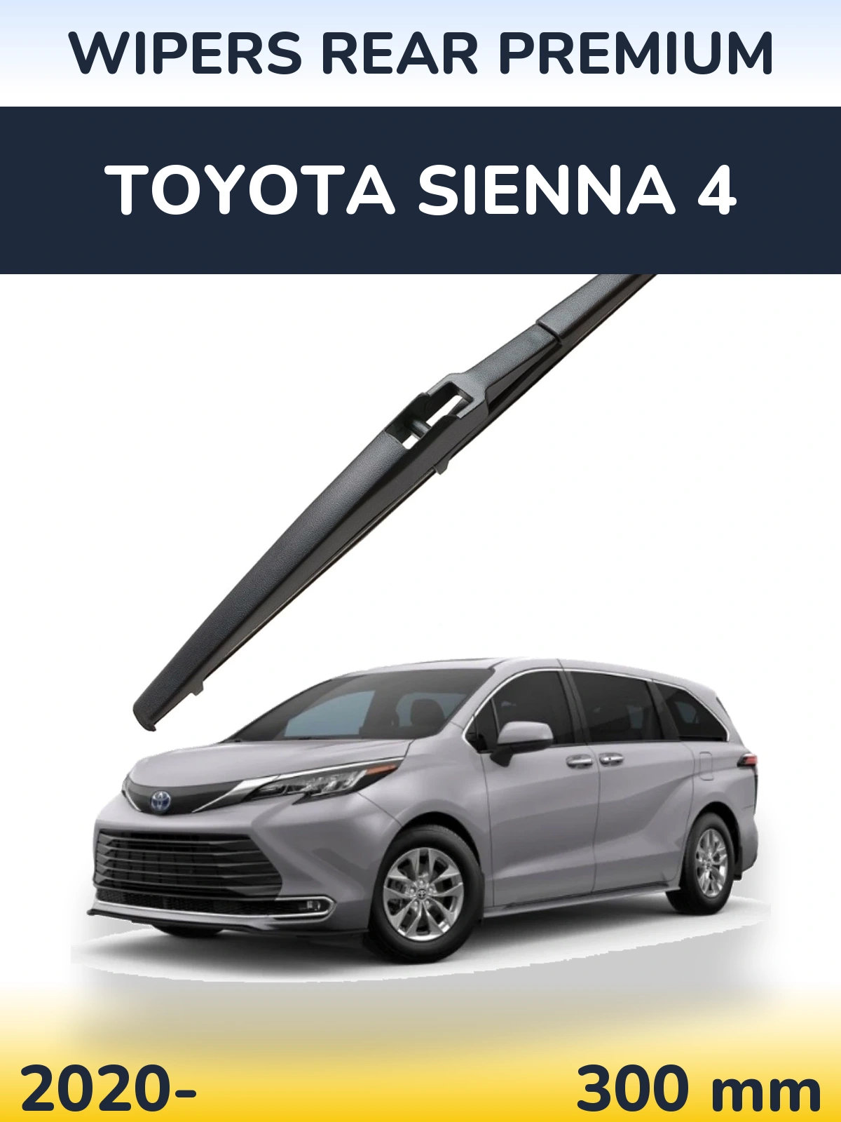 Tylna wycieraczka WIPERS REAR PREMIUM 300 mm do Toyota Sienna 4 2020-2026