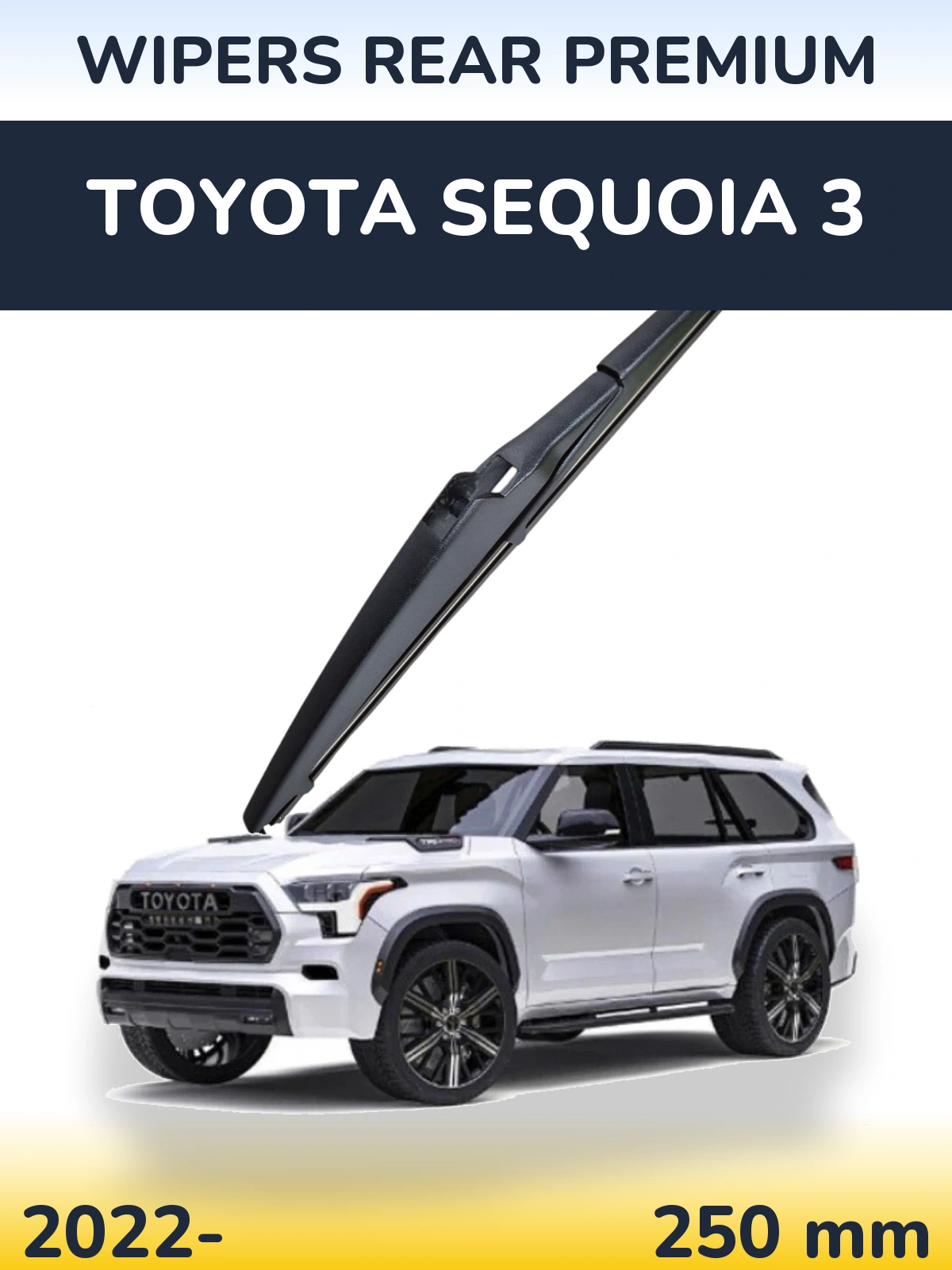 Tylna wycieraczka WIPERS REAR PREMIUM 250 mm do Toyota Sequoia 3 2022-2026