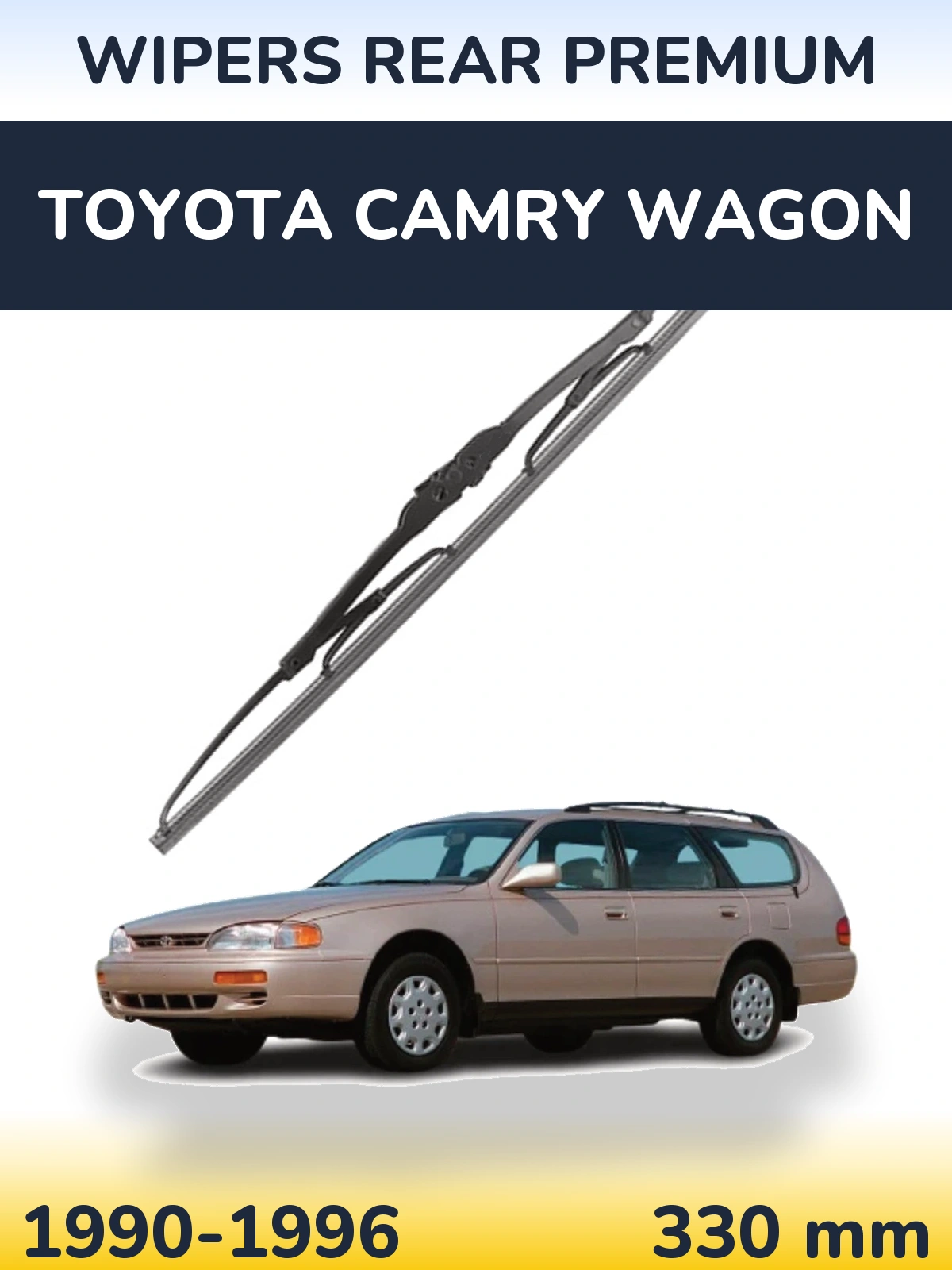 Rear wiper blade WIPERS REAR PREMIUM 330 mm for Toyota Camry Wagon 1990-1996