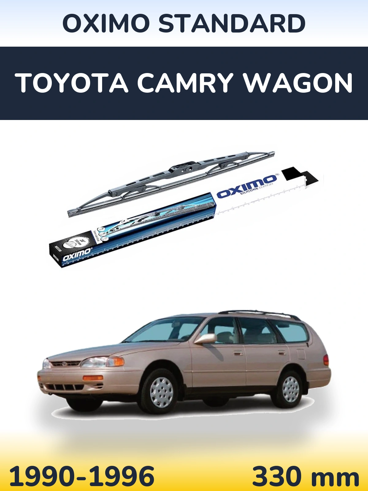 Rear wiper blade Oximo Standard 325 mm for Toyota Camry Wagon 1990-1996