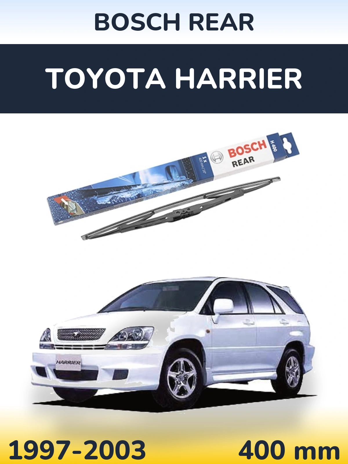 Tylna wycieraczka BOSCH Rear 400 mm do Toyota Harrier 1997-2003